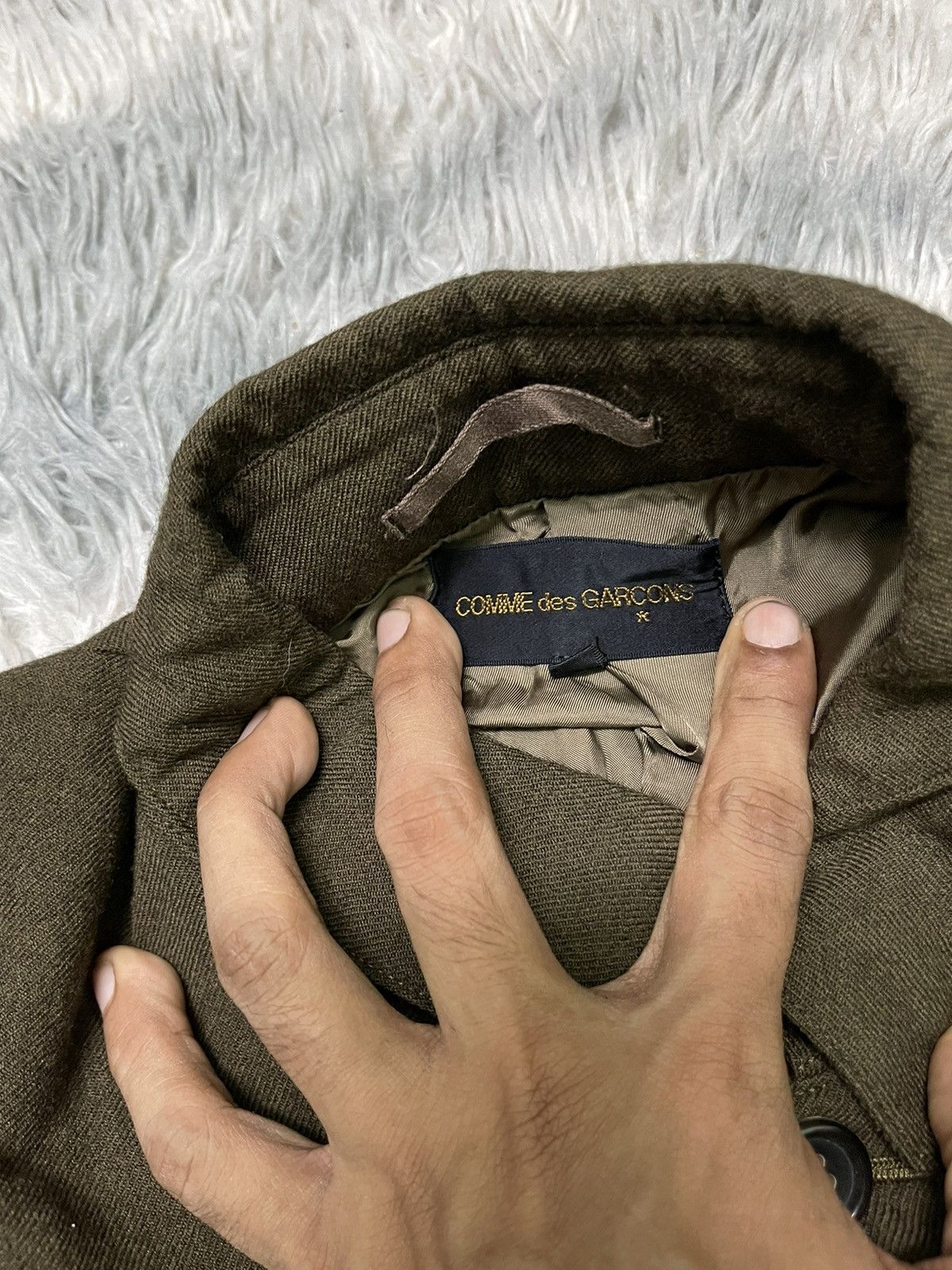 Comme des Garcons AD 1994 COMME DES GARCONS WOOL LIGHT JACKET Size US S / EU 44-46 / 1 - 5 Thumbnail