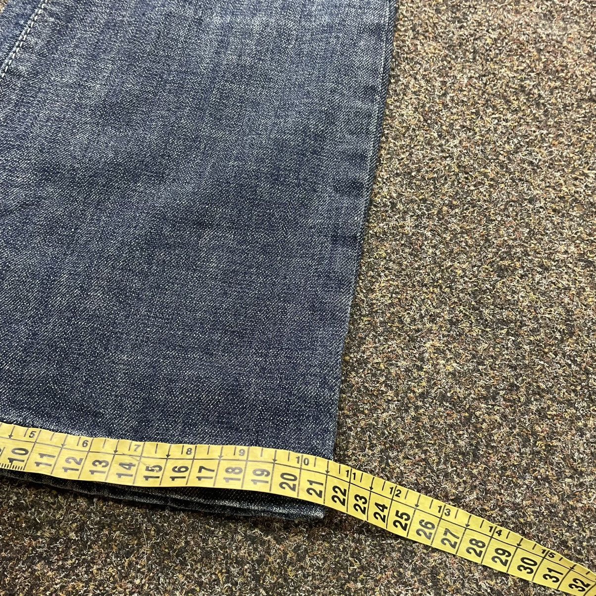 Vintage Y2K Baggy Wide Leg Bootcut Faded Jeans Streetwear Grunge Size 32" / US 10 / IT 46 - 8 Thumbnail
