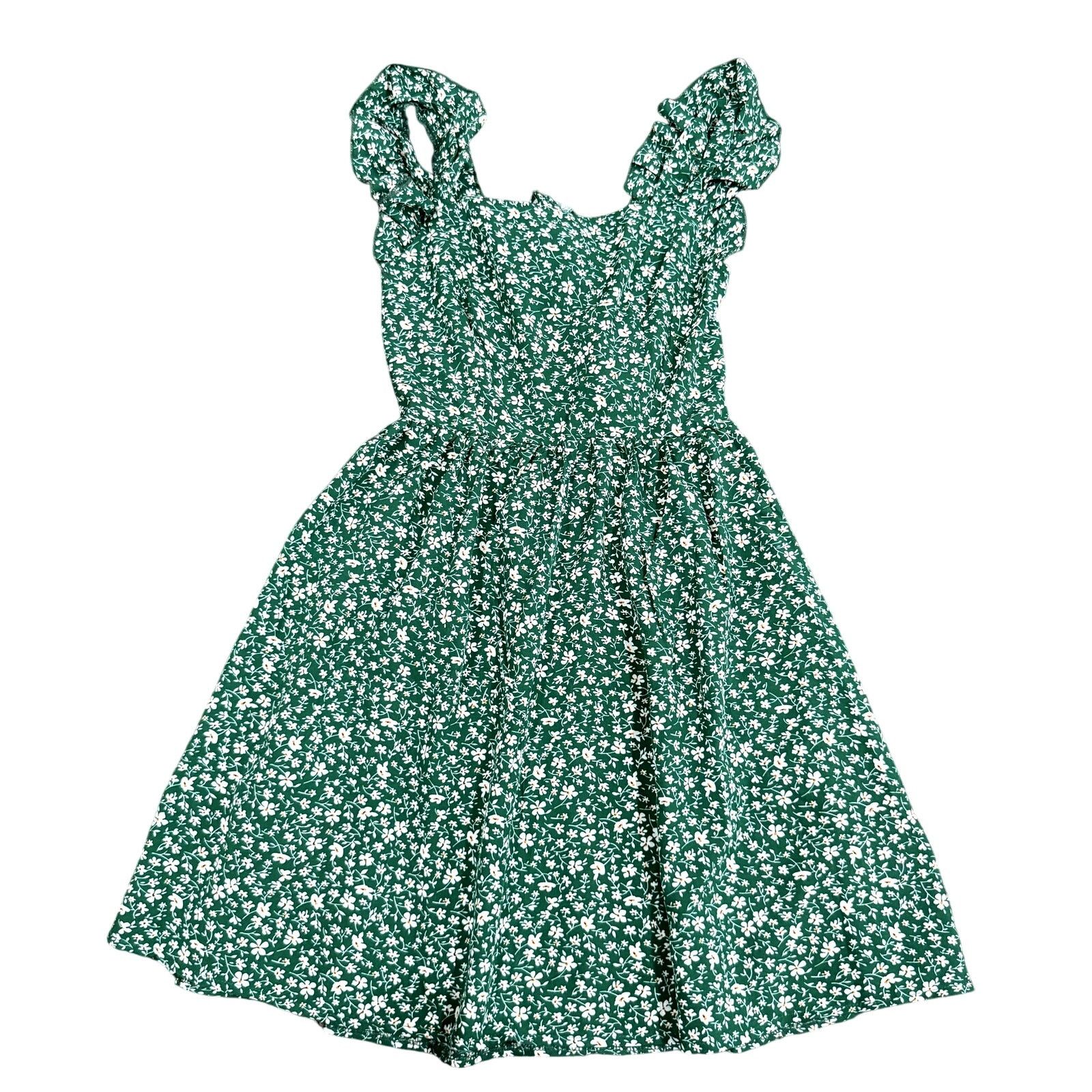 coconut green goddess dressing Sienna Ditsy Dress Large main image 0