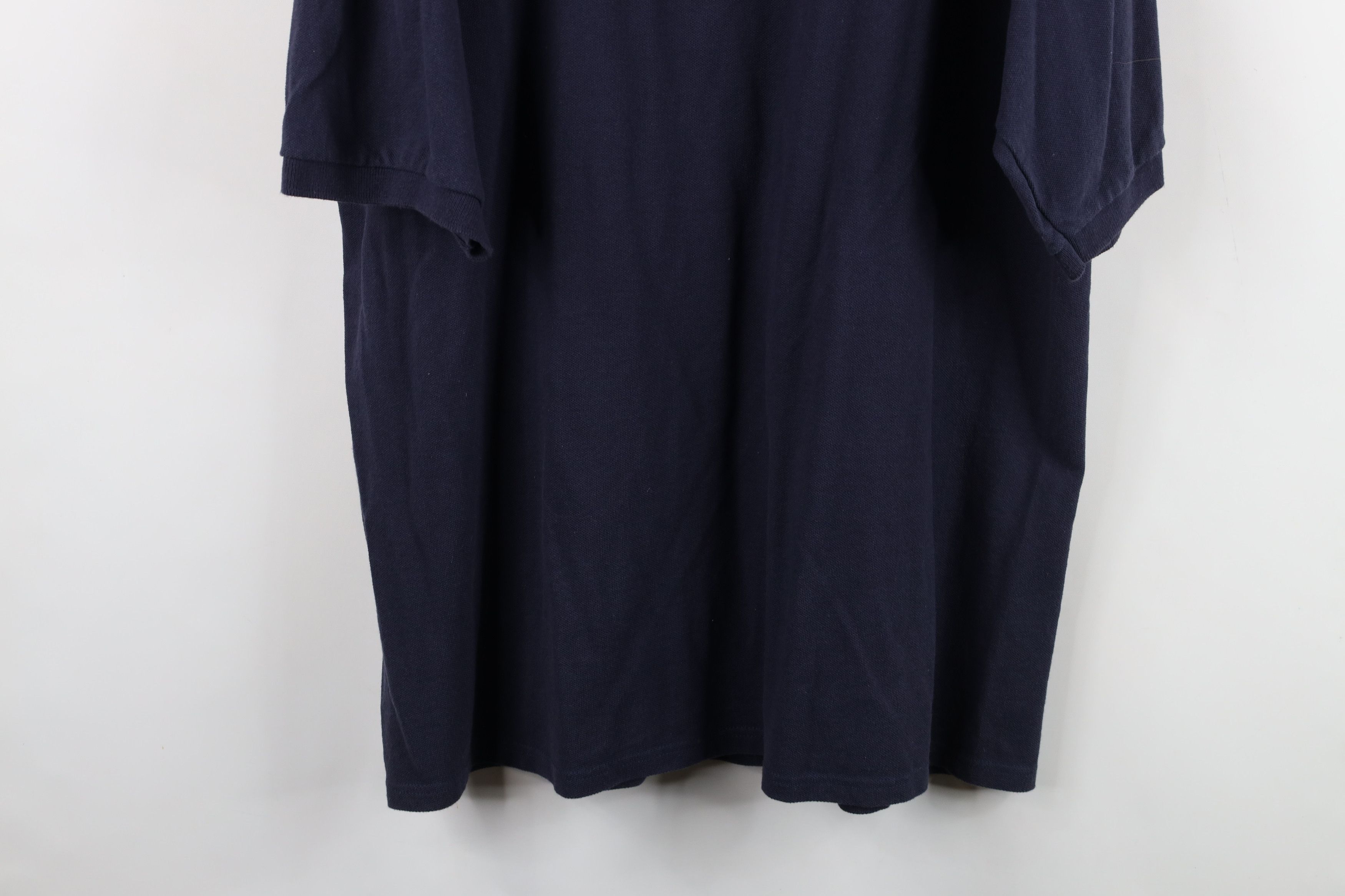 Vintage Vintage 90s University of Michigan Golf Polo Shirt Blue Size US XXL / EU 58 / 5 - 13 Thumbnail