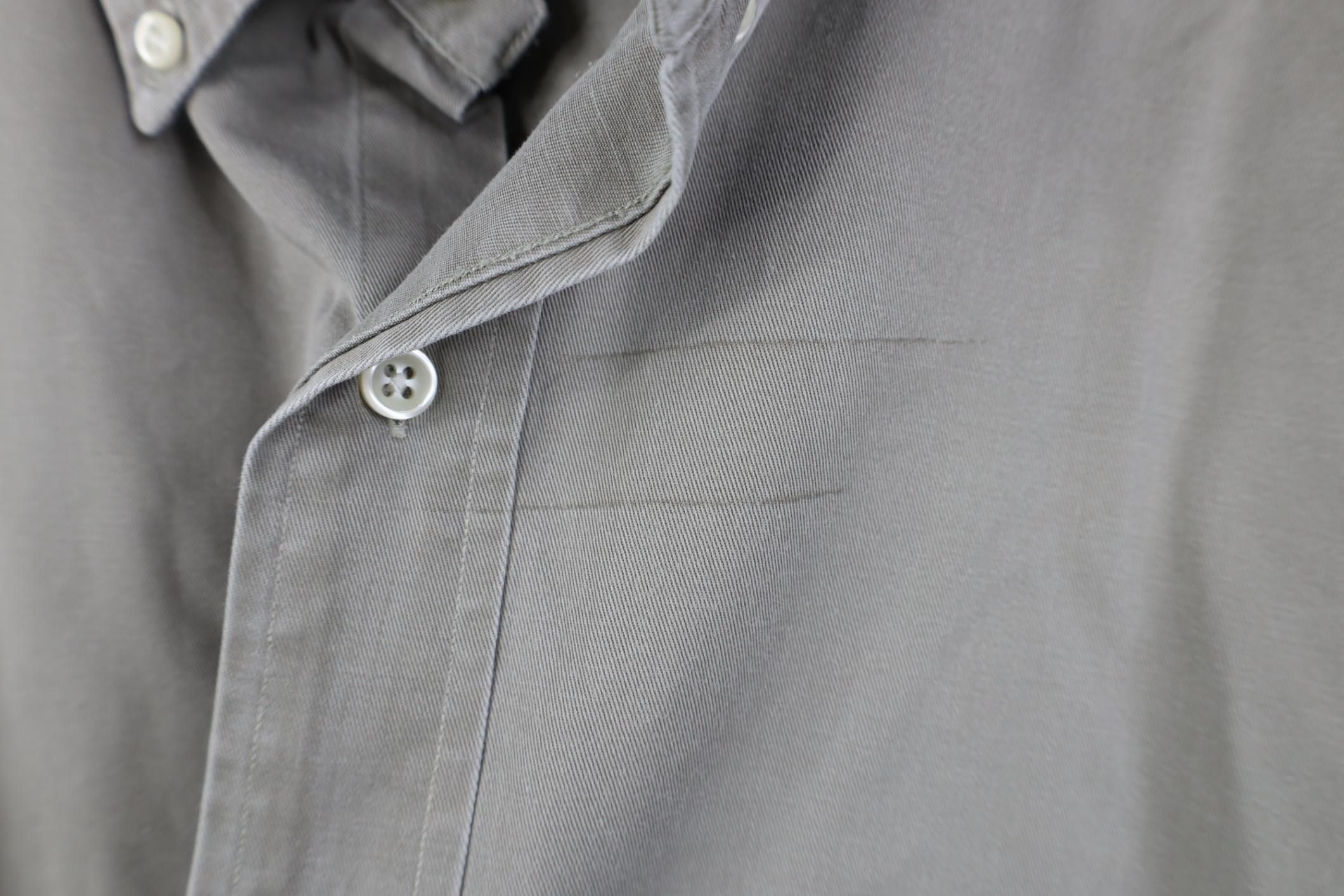 Polo Ralph Lauren Vintage 90s Ralph Lauren Button Down Shirt Gray Cotton Size US XXL / EU 58 / 5 - 5 Thumbnail
