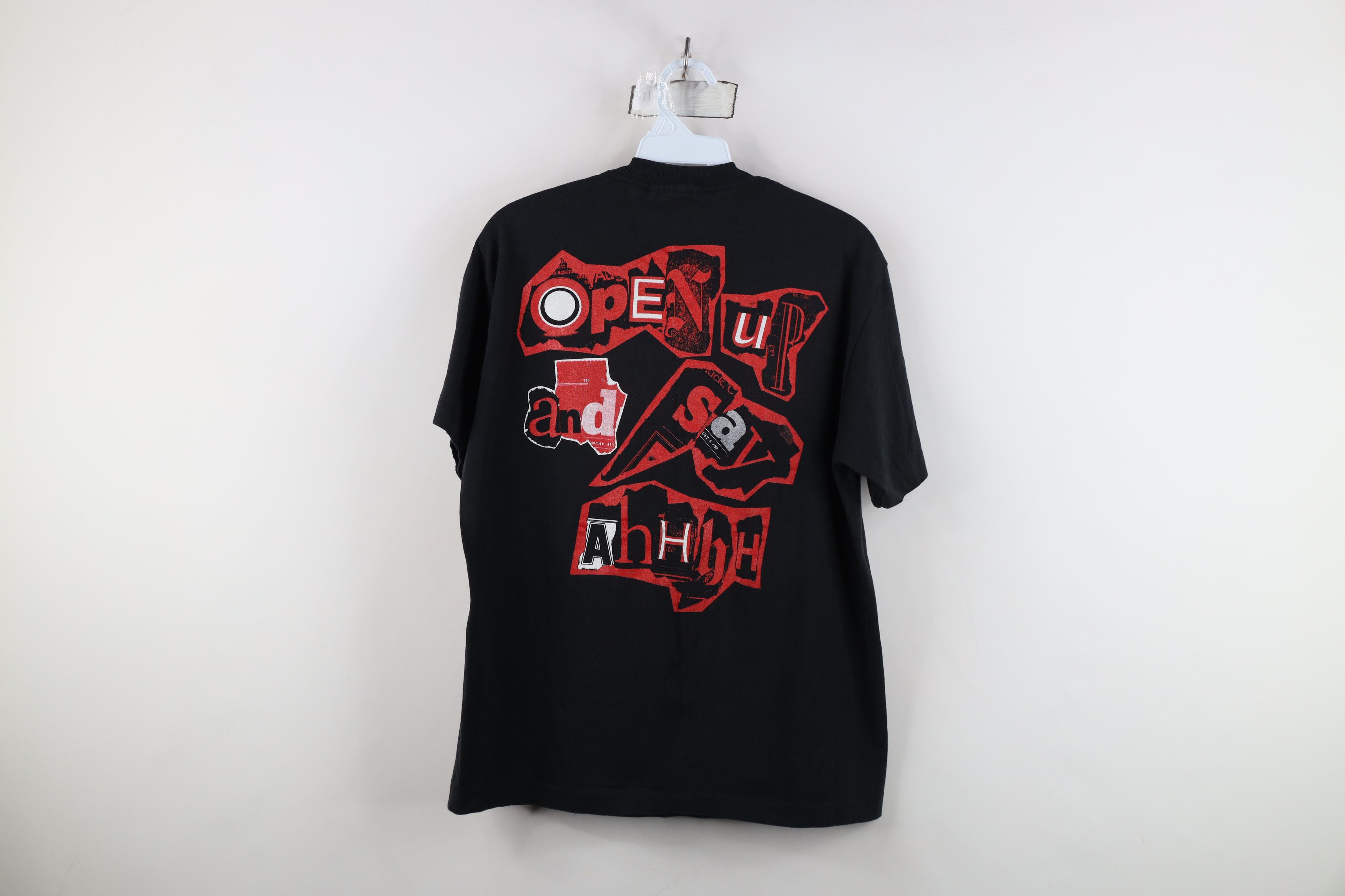 Vintage Vintage 80s Open Up and Say Ahh Tour P oison Band T-Shirt Size L / US 10 / IT 46 - 14 Thumbnail