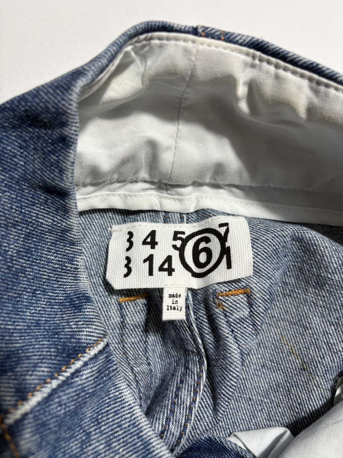 Maison Margiela MM6 MAISON MARGIELA HIGH-RISE WIDE-LEG DENIM JEANS Size 25" / US 0 / IT 36 - 6 Thumbnail