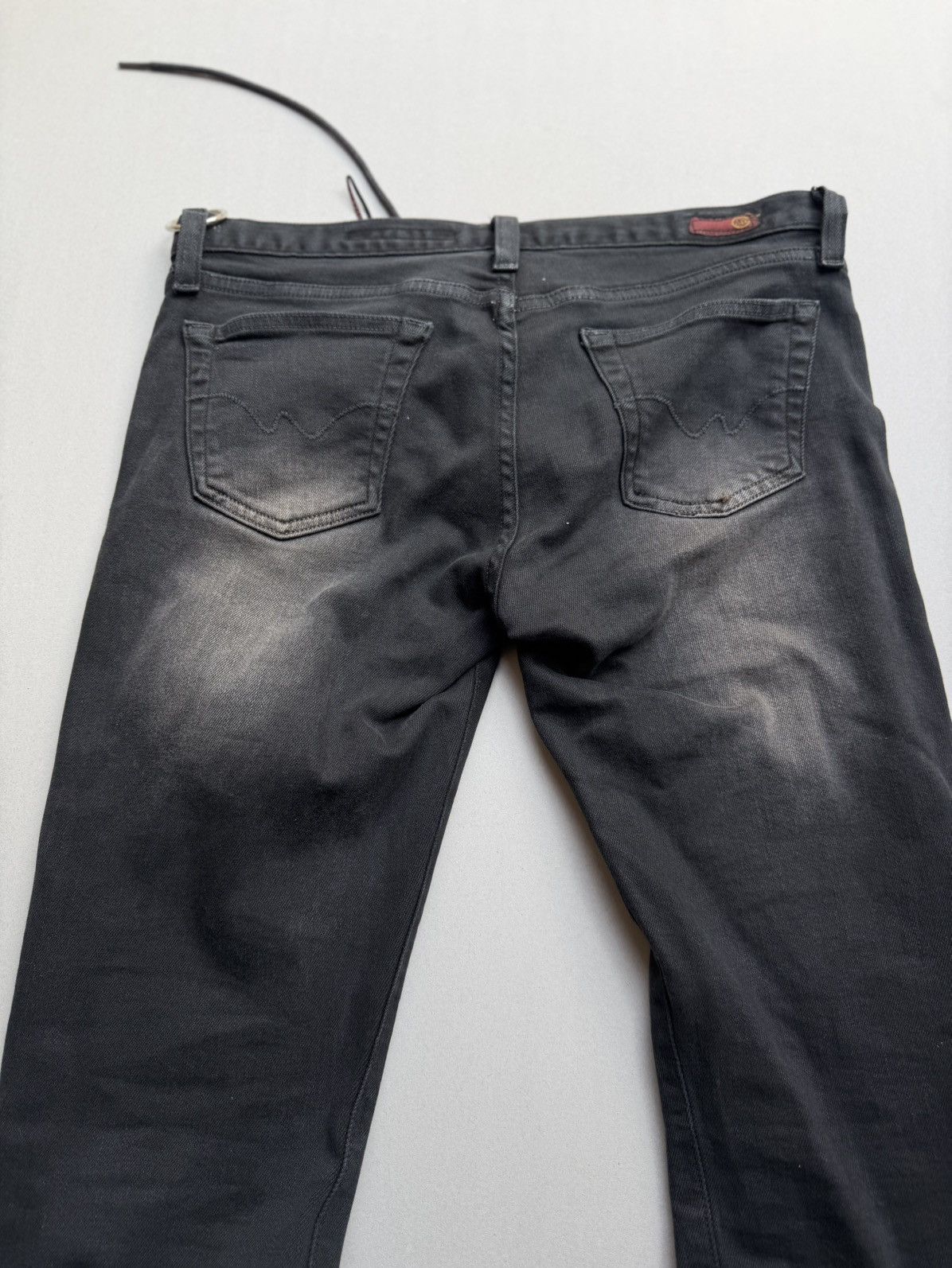 Japanese Brand AG lace up flare jeans Size US 29 - 5 Thumbnail