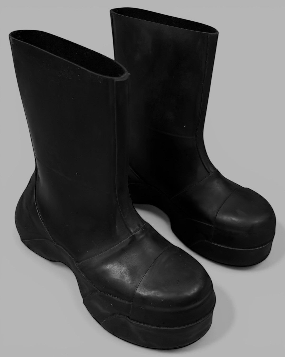 Givenchy SS2023 Givenchy By Mathew M Williams Rubber Ankle Boots Size US 8.5 / EU 41-42 - 3 Thumbnail