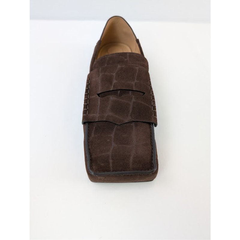 Jacquemus o1rshd1 Les Mocassins Carre Loafer Boots in Dark Brown Size US 12 / EU 45 - 15 Thumbnail
