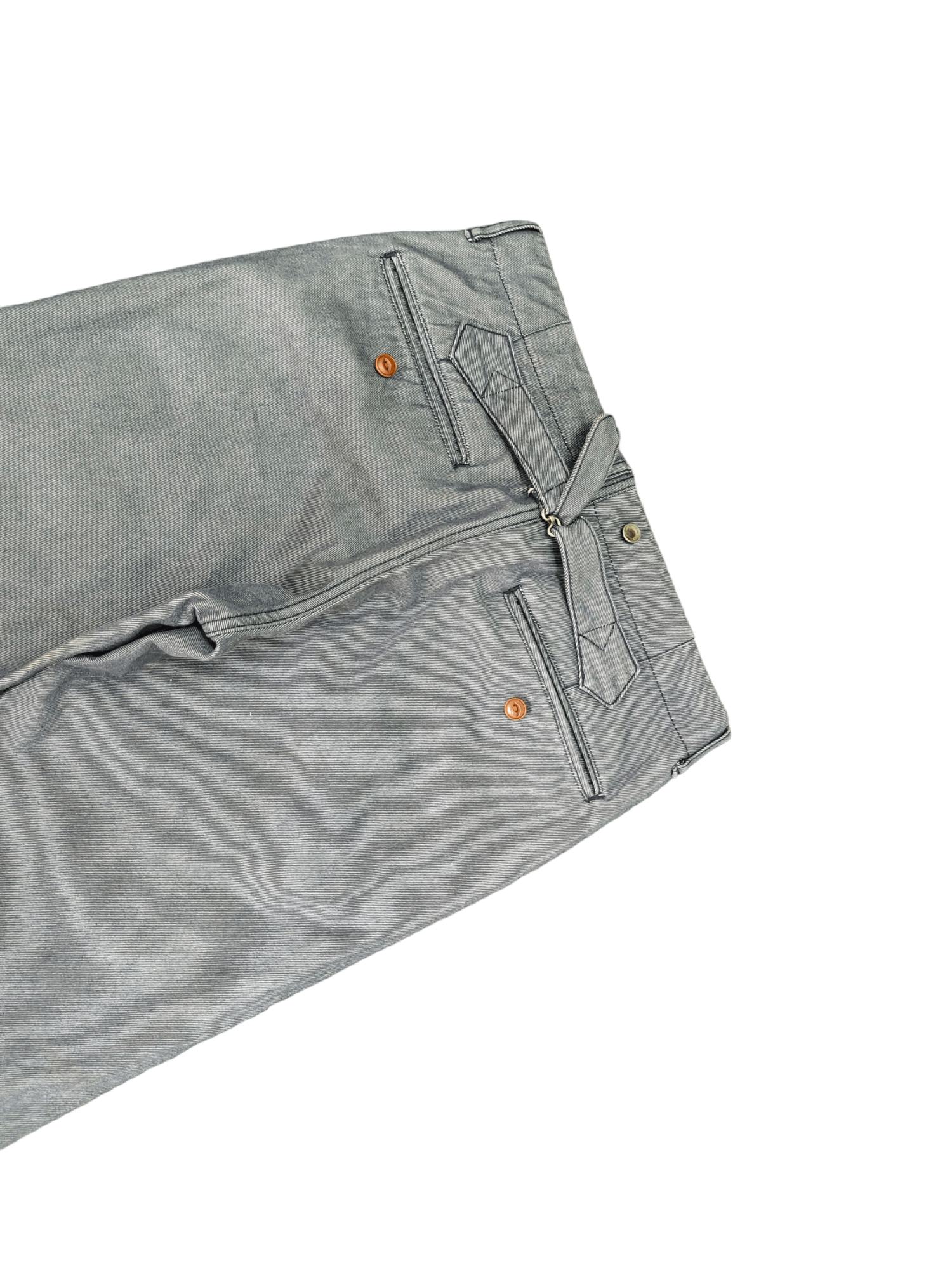 Japanese Brand Vintage Navy Buckle Back Denim Pants Inspired Wwii Size US 30 / EU 46 - 4 Thumbnail