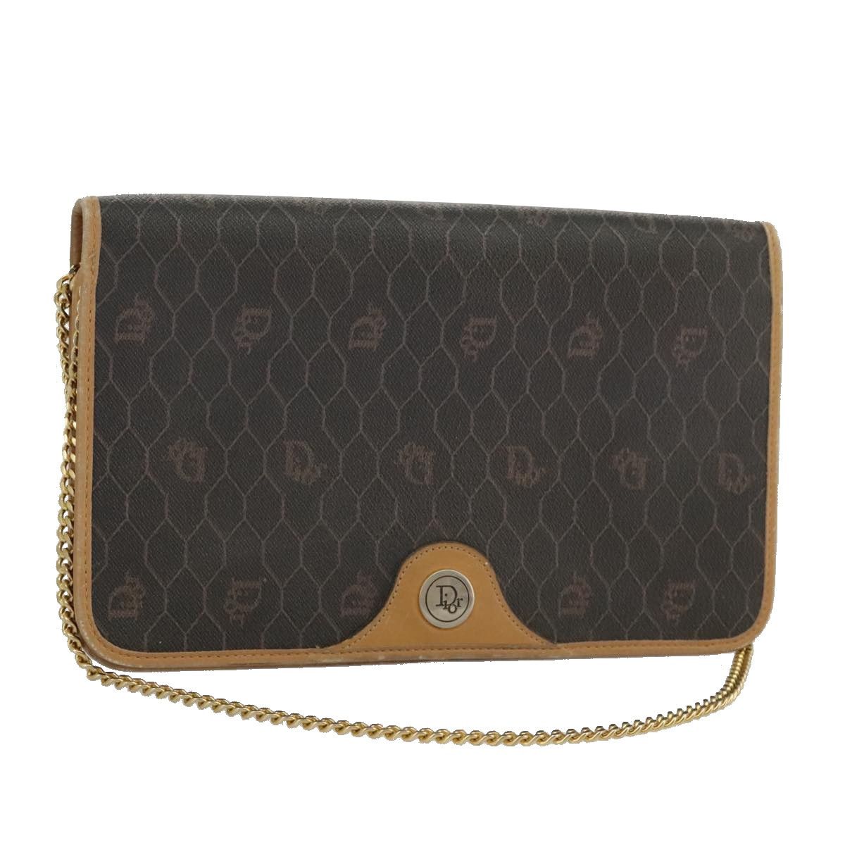 Dior Honeycomb Brown Canvas Shoulder Bag (Pre-Owned) Size ONE SIZE - 1 Thumbnail