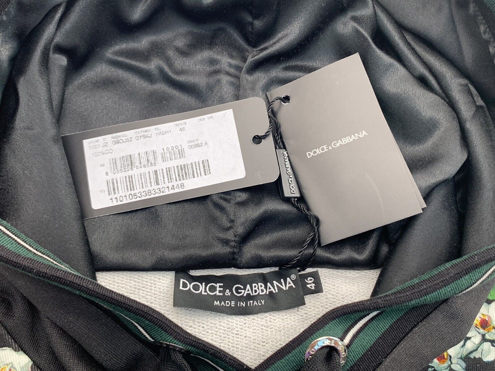 Dolce & Gabbana Size-46/S Dolce&Gabbana New Men's Sweatshirt Size US S / EU 44-46 / 1 - 8 Thumbnail