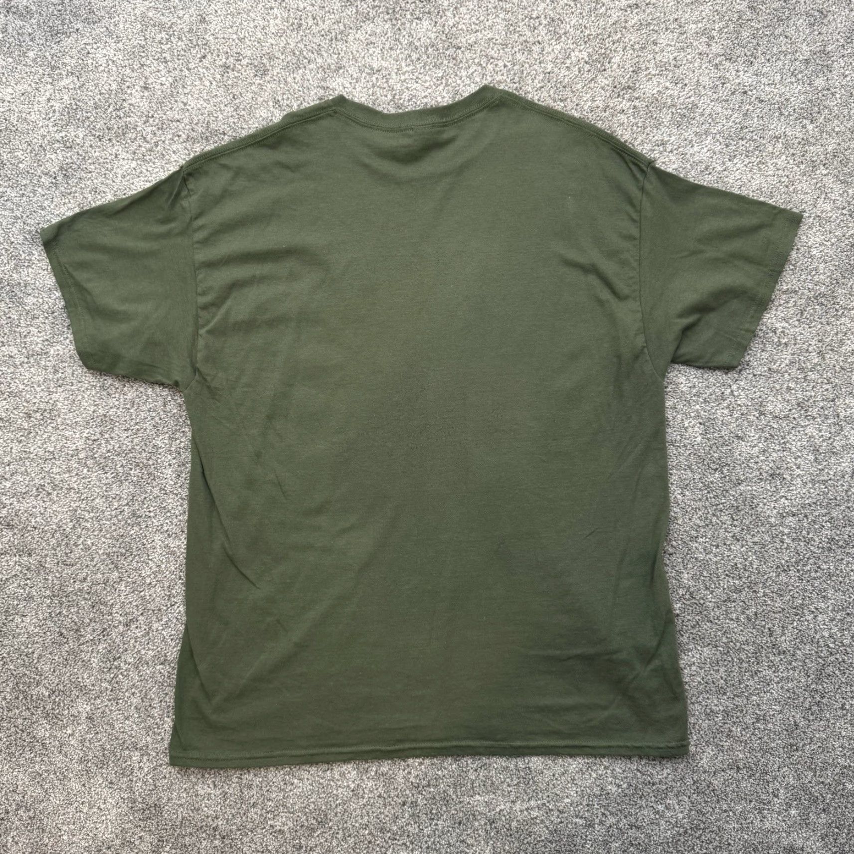 Gildan Pittsburgh Steelers Shirt XL Military Green Gold American Flag NFL Streetwear Mens Short Sleeve Crew Neck T-Shirt Size US XL / EU 56 / 4 - 8 Thumbnail