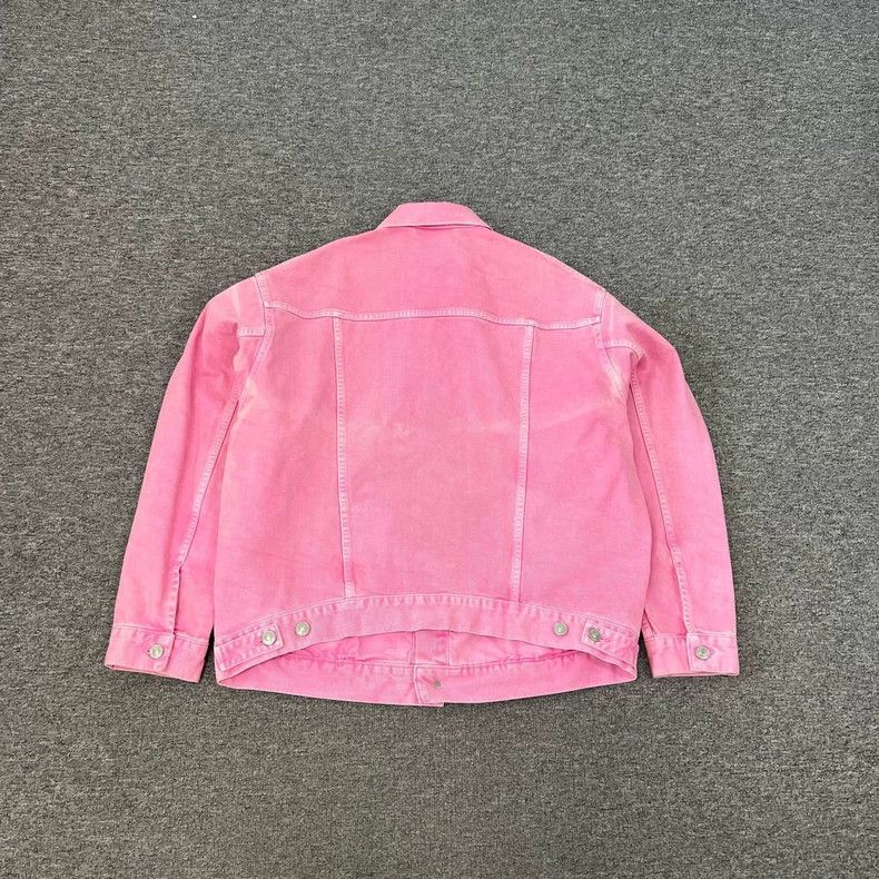 Balenciaga Balenciaga size 36 Embroidered Logo washed denim jacket 250 Size US M / EU 48-50 / 2 - 2 Thumbnail