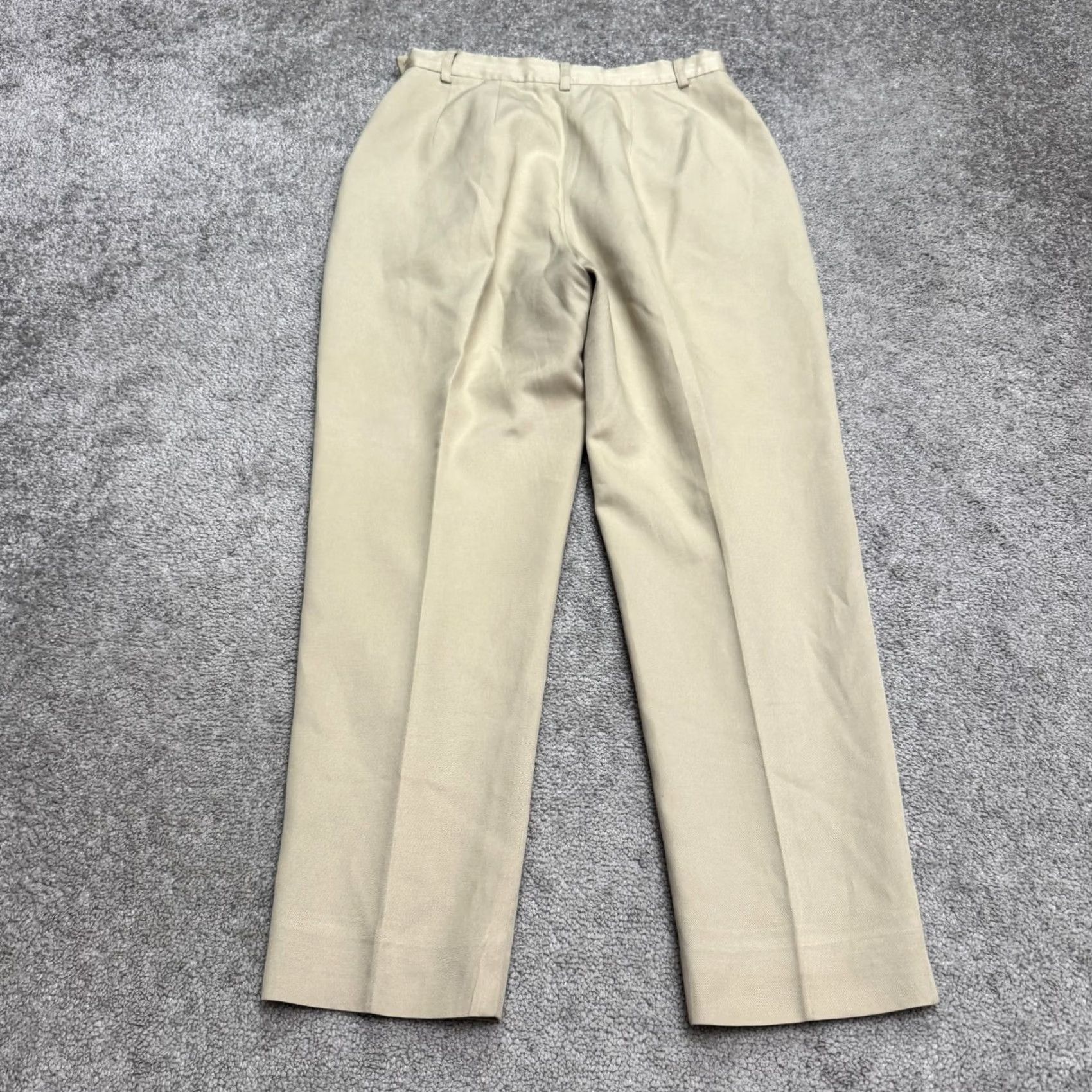 Eddie Bauer Eddie Bauer Silk Cotton Slim Fit Trouser Dress Pants Womens 8 Petite Beige Pants Womens 8P Petite Beige Silk Cotton Slim Fit Dress Pants Size 30" / US 8 / IT 44 - 2 Thumbnail