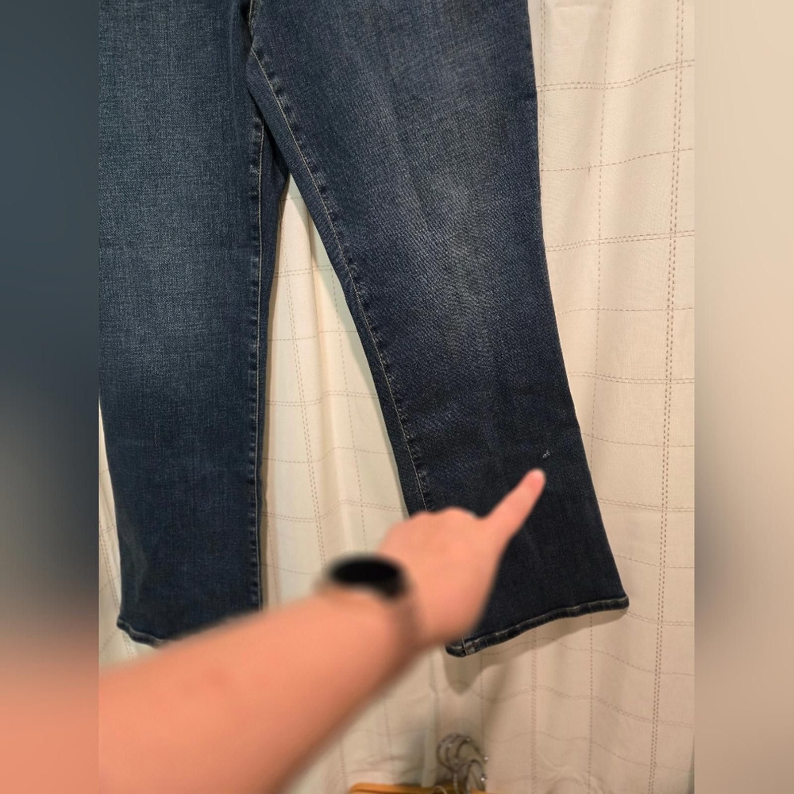 J.Crew Madewell Tall Kick Out Crop Jeans Size 30" / US 8 / IT 44 - 3 Thumbnail
