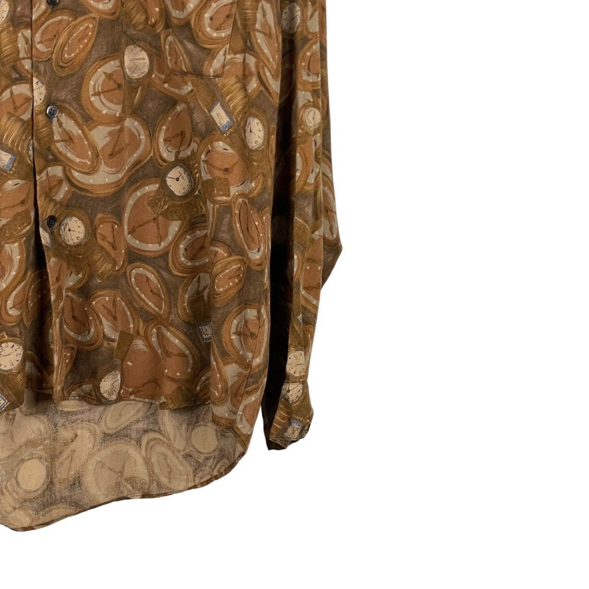 Mila Schon Vintage Schon AOP Clocks Long Sleeve Shirt Size US M / EU 48-50 / 2 - 4 Thumbnail