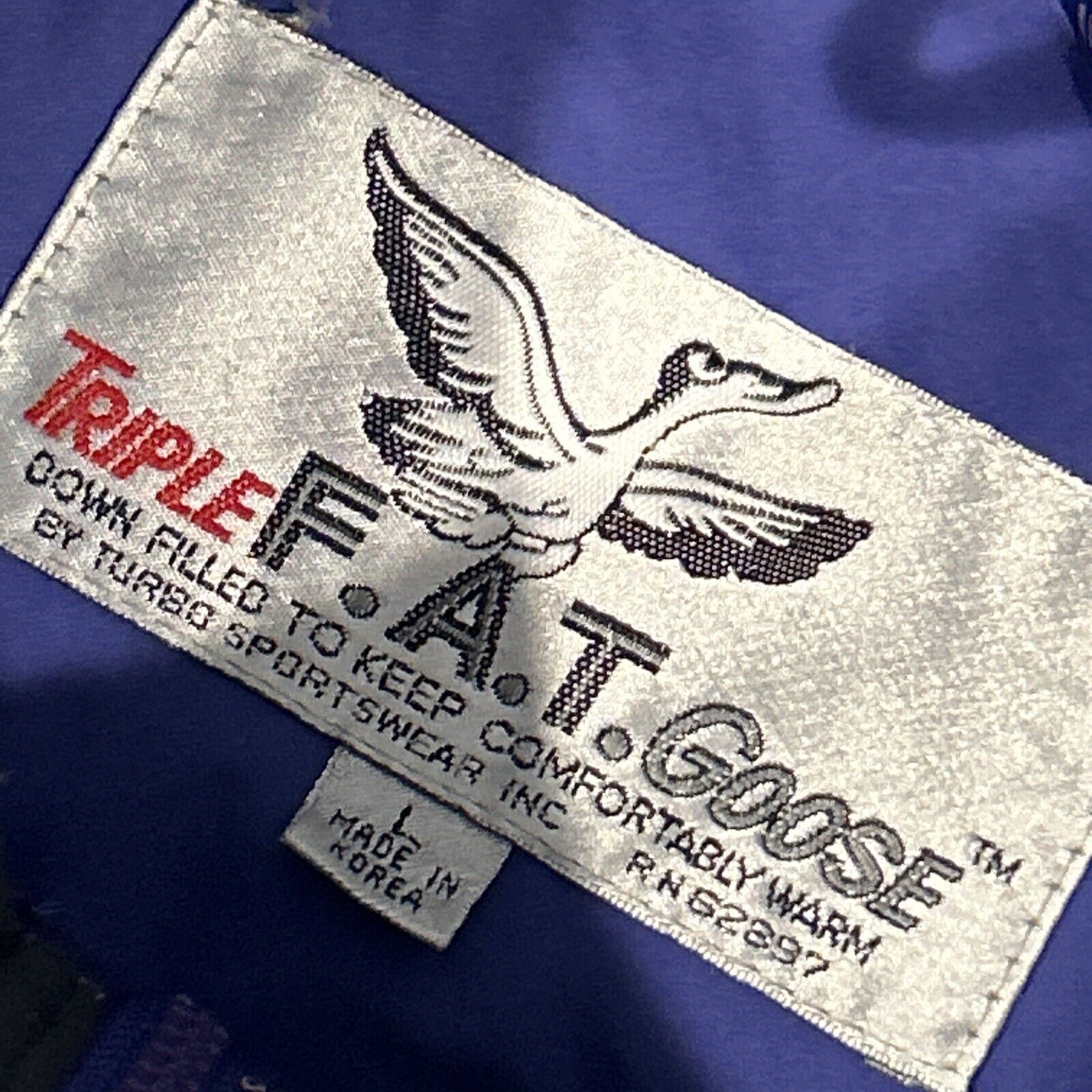 Triple F.A.T. Goose 90s Triple Fat Goose Down Puffer Hoodie Mens Large Chest 27 Size US L / EU 52-54 / 3 - 6 Thumbnail