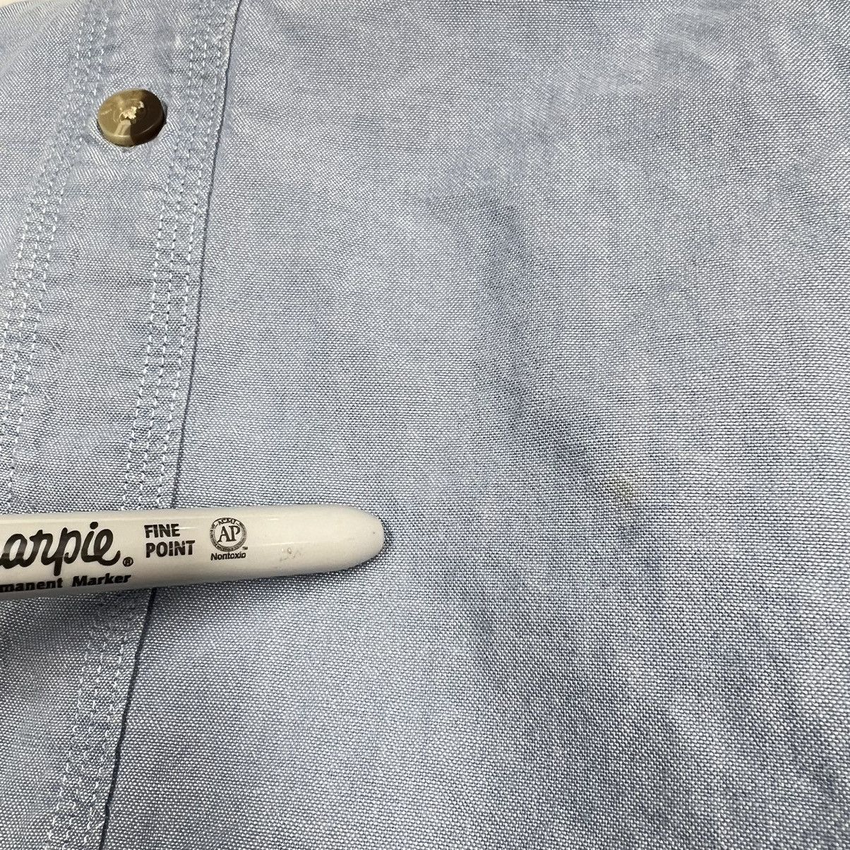 Cabelas × Vintage Cabelas Button Down Shirt Blue Short Sleeve Outdoor Gear Size US XXL / EU 58 / 5 - 20 Thumbnail