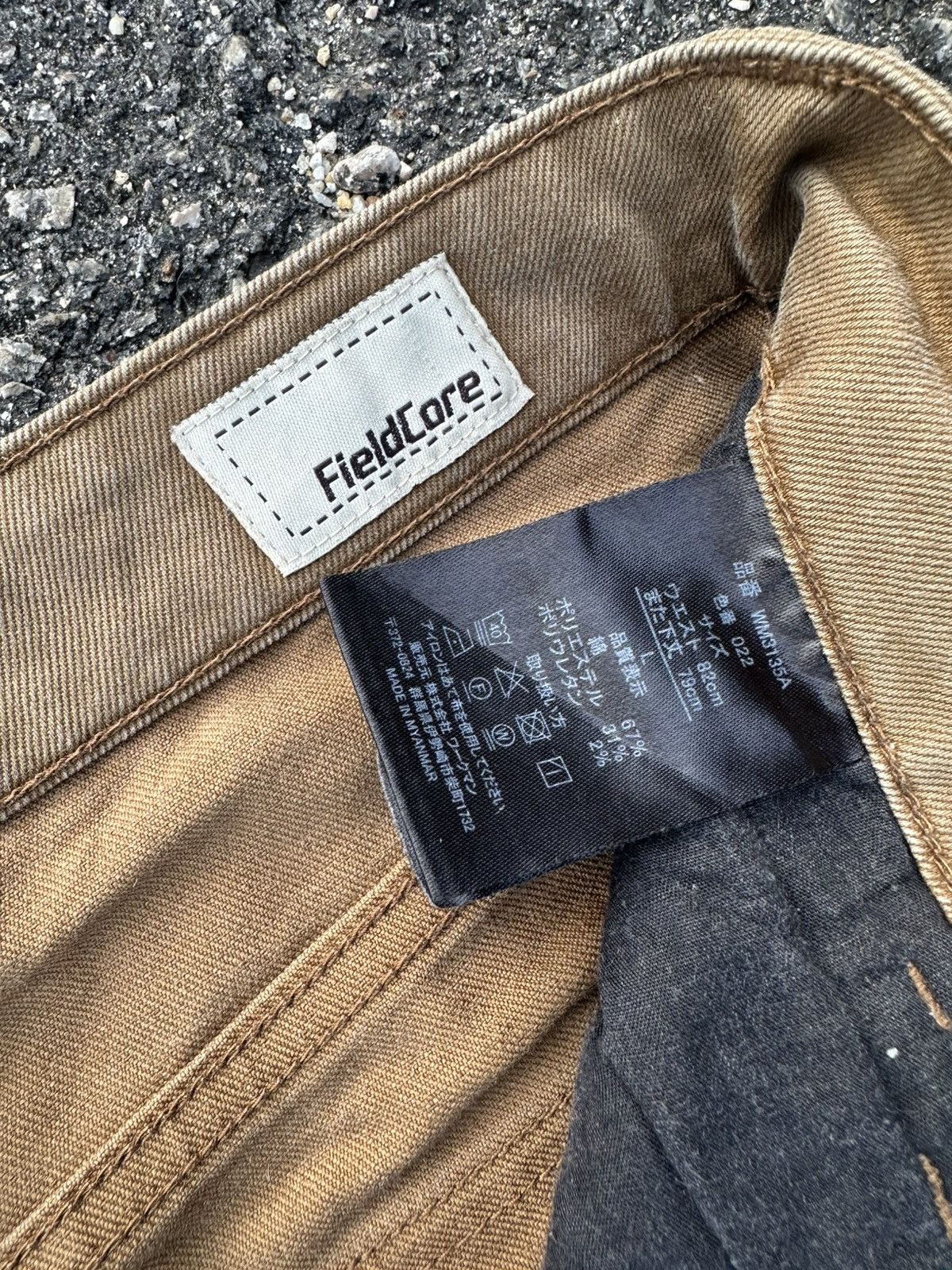 Japanese Brand Cargo Pants Field Core Japanese Branded Distressed Style Size US 29 - 13 Thumbnail