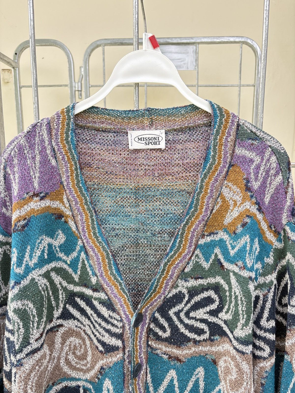 Missoni Missoni multicolor abstract knitted cardigan Size US M / EU 48-50 / 2 - 3 Thumbnail