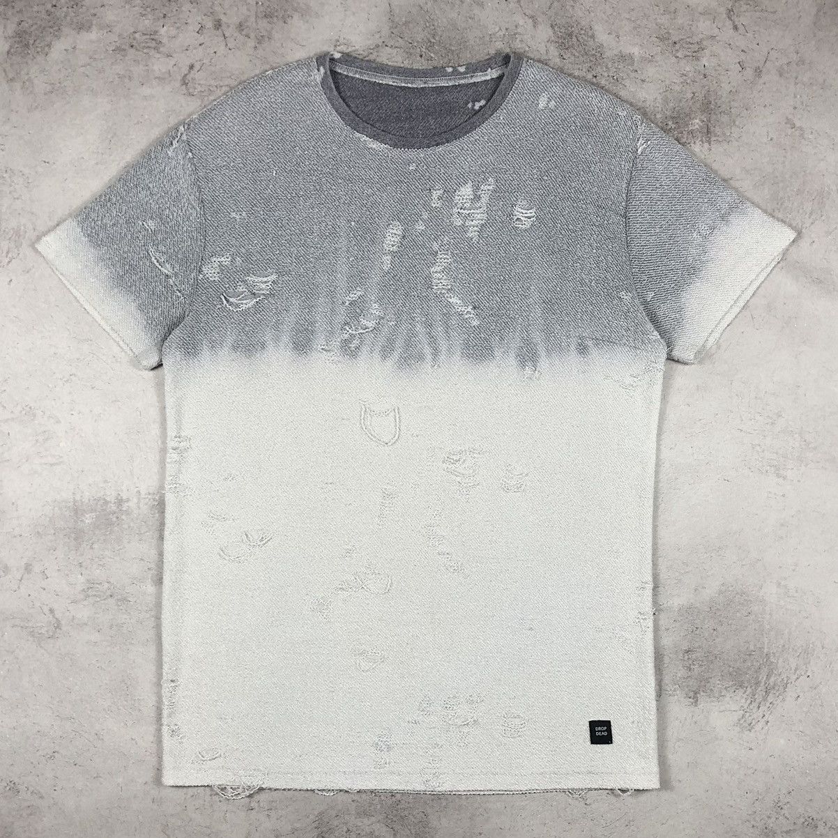 Drop Dead Drop Dead Ragged Destroyed Ombre Dip Dye Oliver Sykes Tee Size US L / EU 52-54 / 3 - 1 Thumbnail