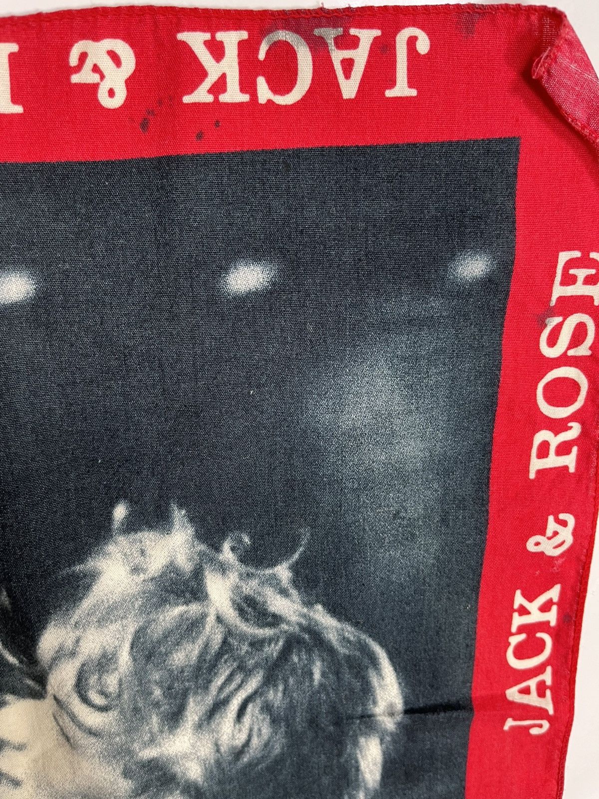 Vintage Vintage 90s Titanic Jack & Rose Bandana Rare!! Size ONE SIZE - 6 Thumbnail