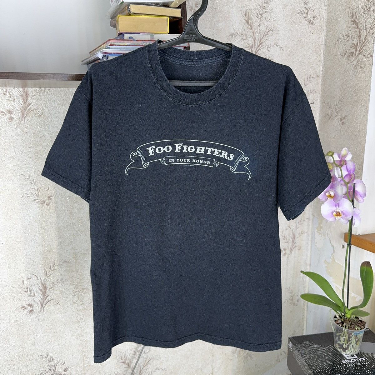 Band Tees × Vintage Vintage Foo Fighters T shirt 2005 Tour Nirvana Black Rock Size US L / EU 52-54 / 3 - 5 Thumbnail
