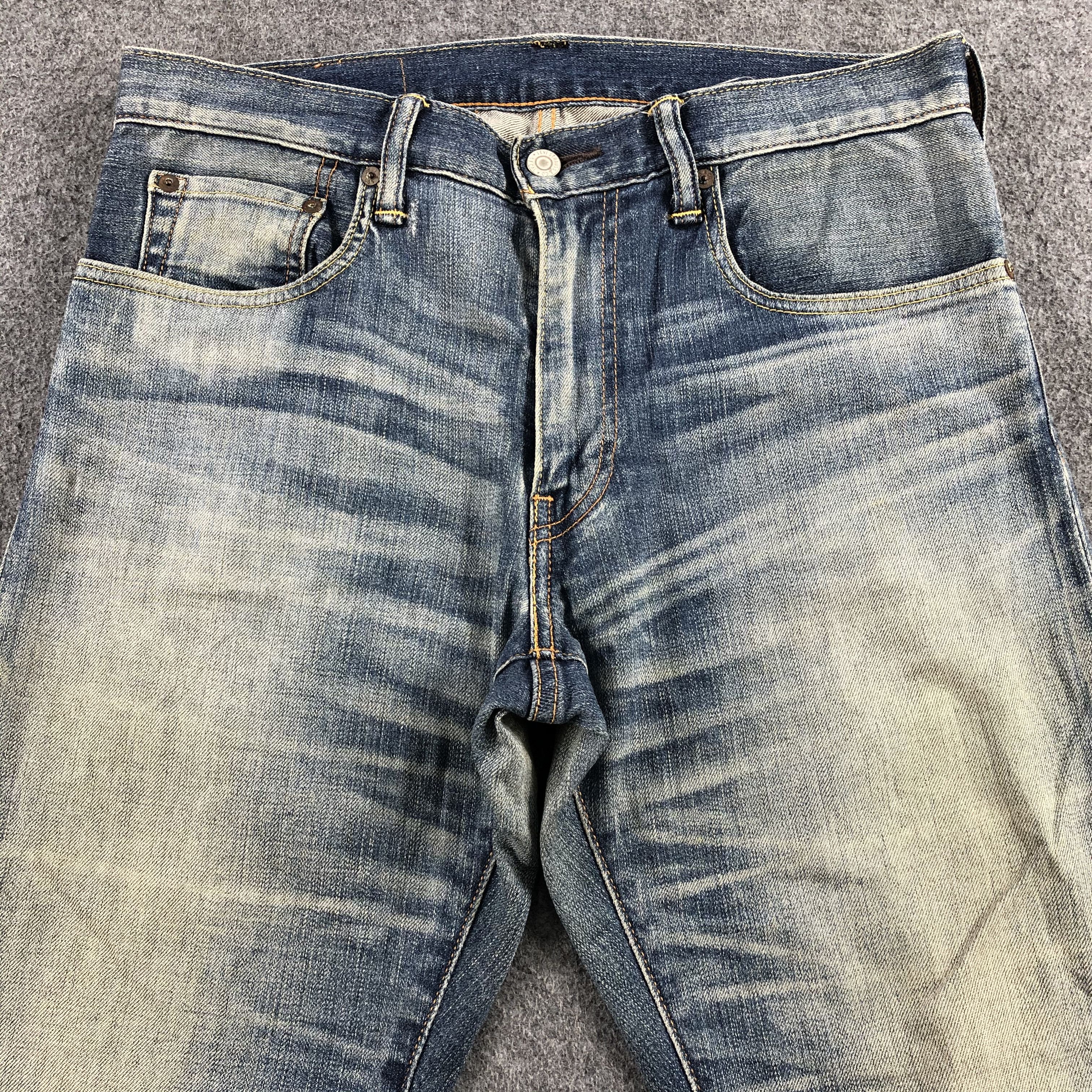 Levi's Vintage Blue Wash Levis 551 Jeans-J1803 Size US 34 / EU 50 - 3 Thumbnail