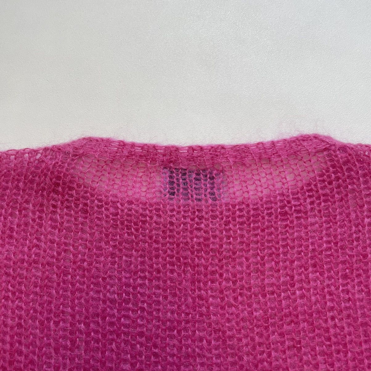 Prada A/W 19 Pink Cobweb Mohair Sweater Size US M / EU 48-50 / 2 - 13 Thumbnail