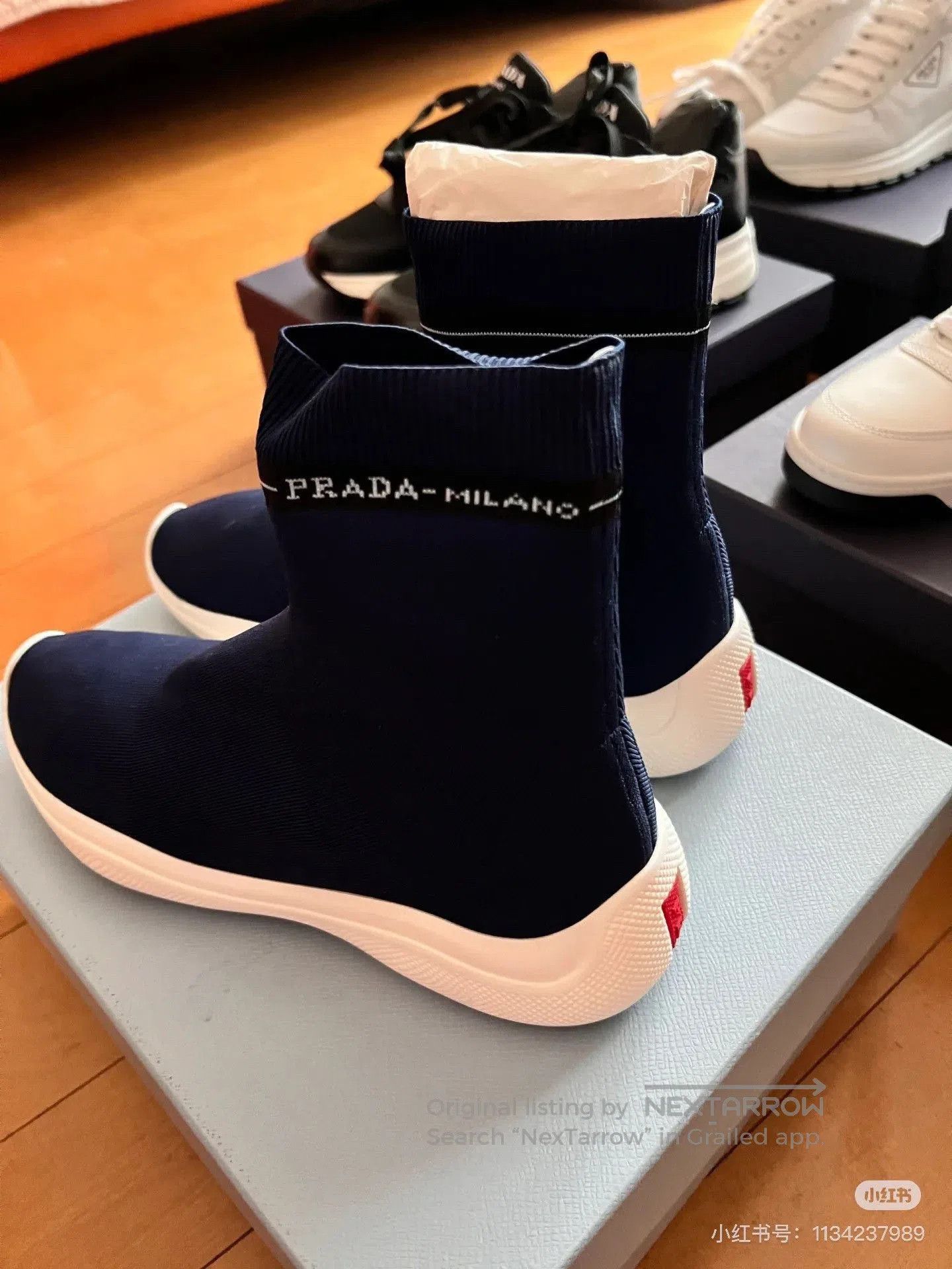 Prada Prada Classic Sock Shoes. Size US 5.5 / IT 35.5 - 5 Thumbnail
