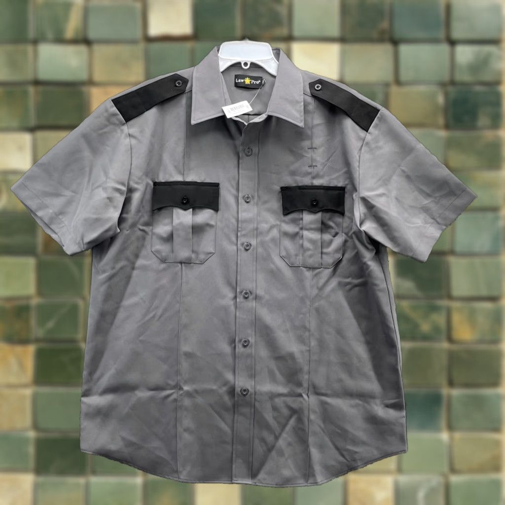 Vintage Law Pro Shirt Men Large Security Tactical Deputy Utility Workwear Uniform Police Shirt Size US L / EU 52-54 / 3 - 1 Thumbnail