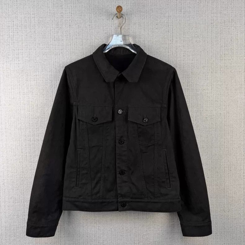 Louis Vuitton Louis Vuitton Solid dark print lapel denim jacket Size US S / EU 44-46 / 1 - 1 Thumbnail
