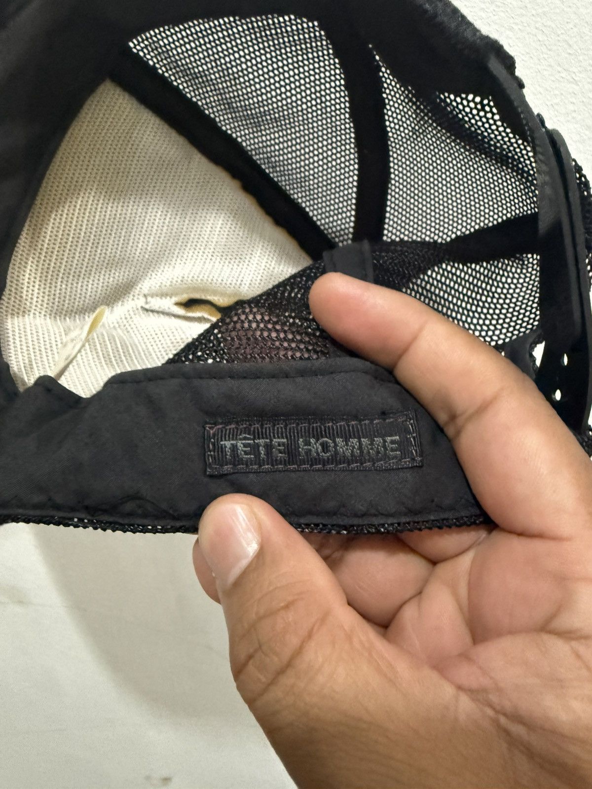 Tete Homme VTG TETE HOMME Trucker Hat Size ONE SIZE - 7 Thumbnail
