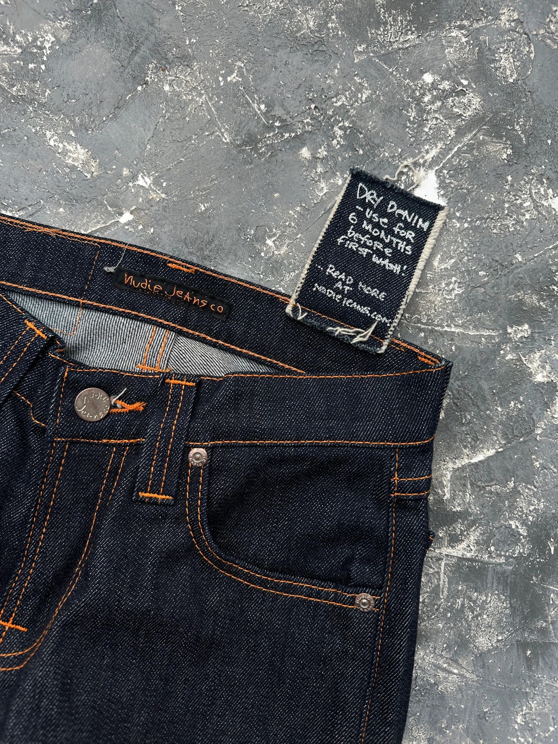 Nudie Jeans nudie jeans super slim kim dry stretch skinny raw denim Size 25" / US 0 / IT 36 - 6 Thumbnail