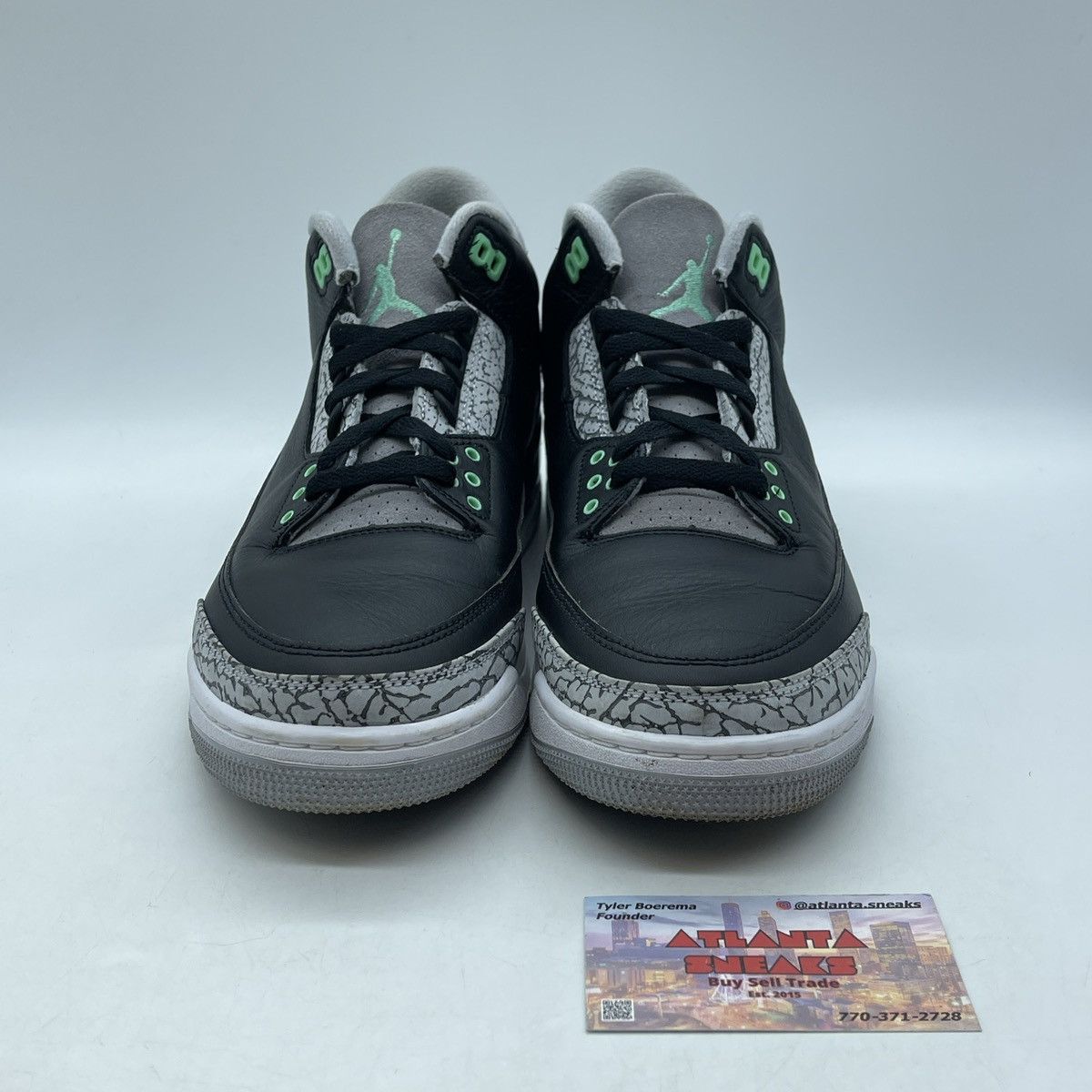 Jordan Brand Air Jordan 3 green glow Size US 10 / EU 43 - 2 Thumbnail