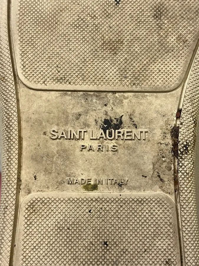 Designer × Saint Laurent Paris × Vintage Saint Laurent SL10H Grey & Suede High Shoes by Hedi Slimane Size US 7 / EU 40 - 7 Thumbnail
