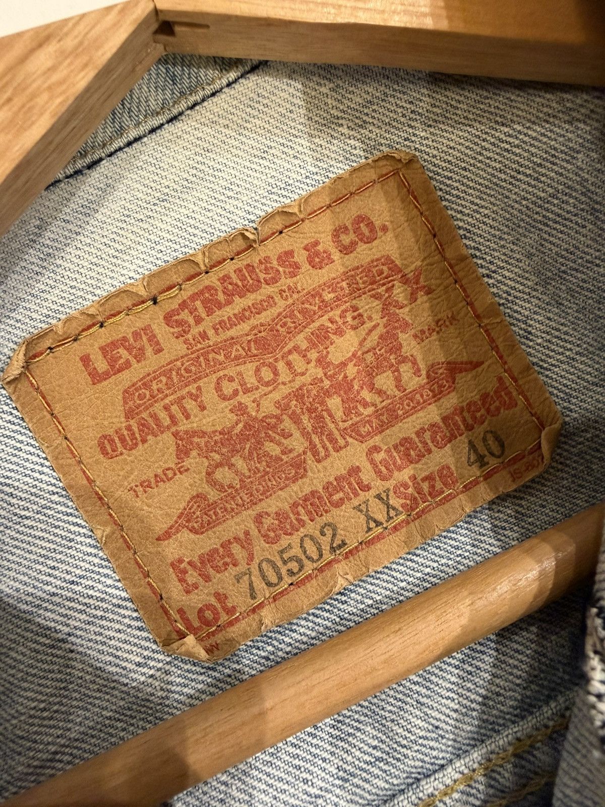 Levi's Levis Selvedged Denim Jacket Size US S / EU 44-46 / 1 - 3 Thumbnail