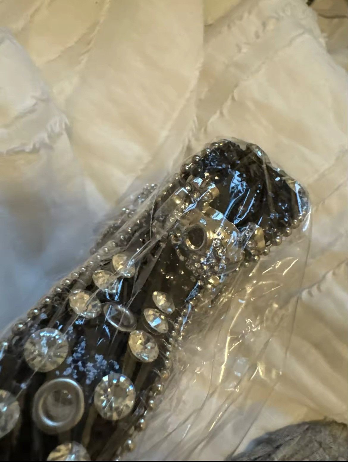 Japanese Brand × Vintage Rhinestone Skull Rivet Belt Size ONE SIZE - 7 Thumbnail