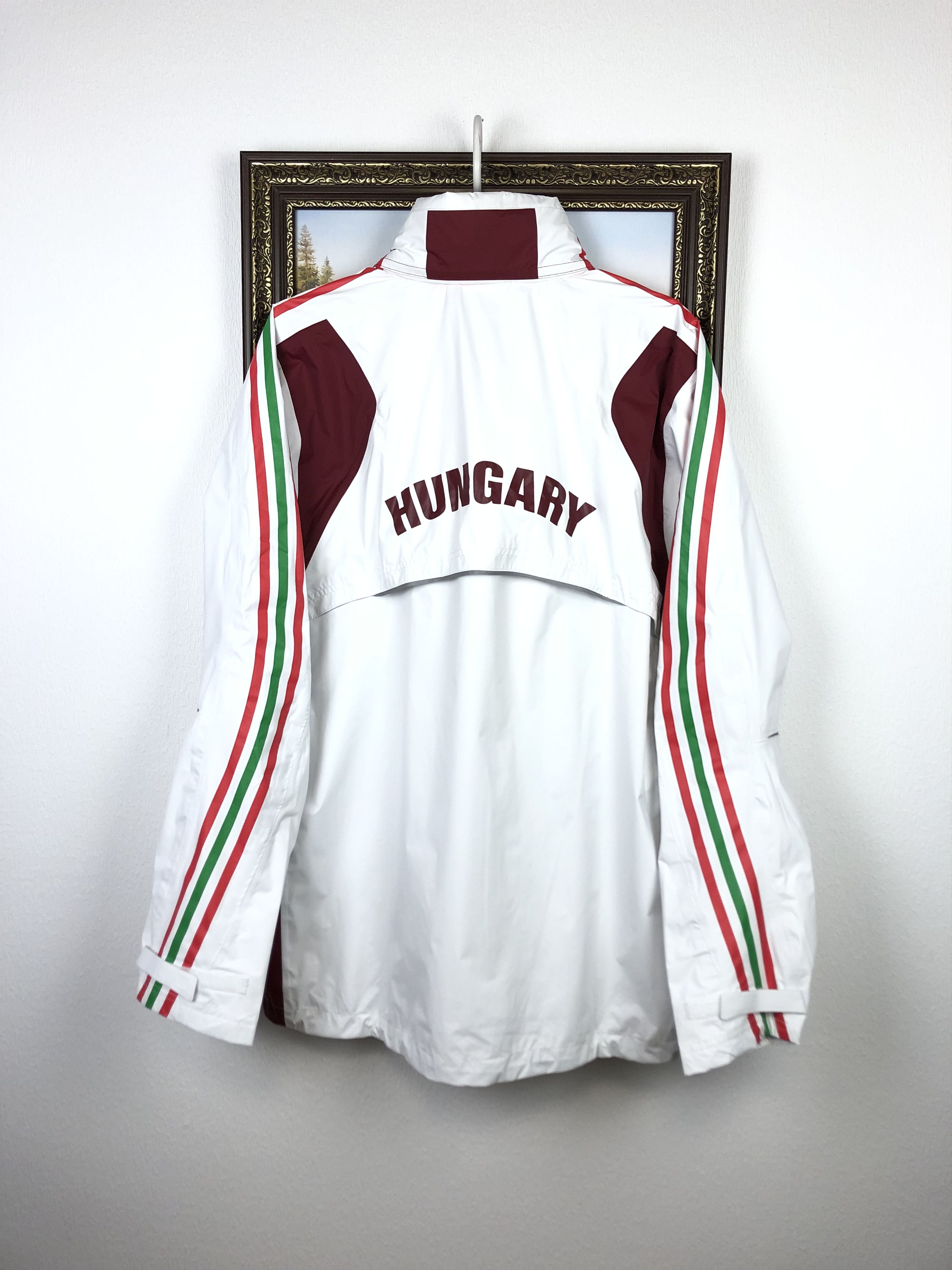 Adidas Vintage Adidas Hungary Football Suit Set Jacket Pants Track Size US XL / EU 56 / 4 - 5 Thumbnail