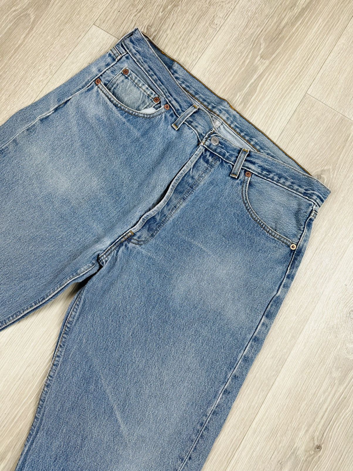 Levi's Vintage 90s Levi’s 501 Denim Jeans 38x32 Made in UK Size US 38 / EU 54 - 4 Thumbnail