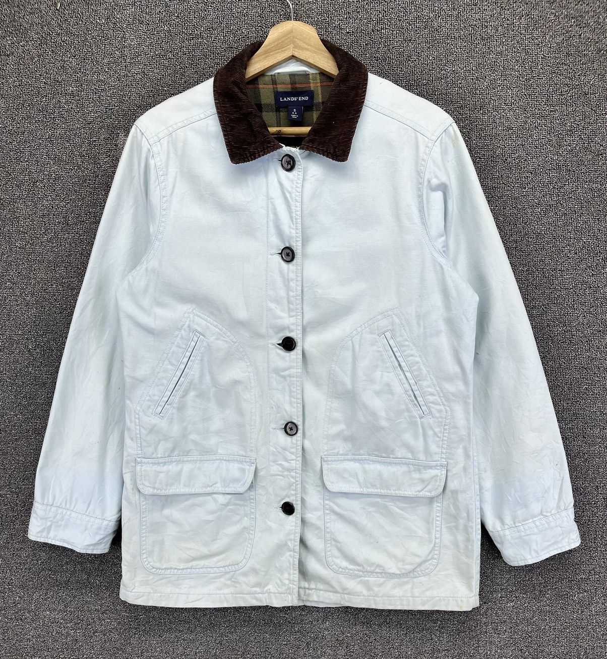 Lands' End Vintage Lands End Carhartt Style Chore Jacket Size US S / EU 44-46 / 1 - 1 Thumbnail