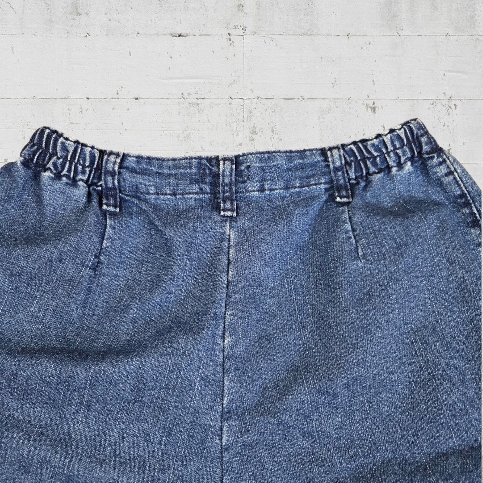 Vintage Vintage Medium Wash Mom Jeans Size 14P Size 36" / US 14 / IT 50 - 3 Thumbnail