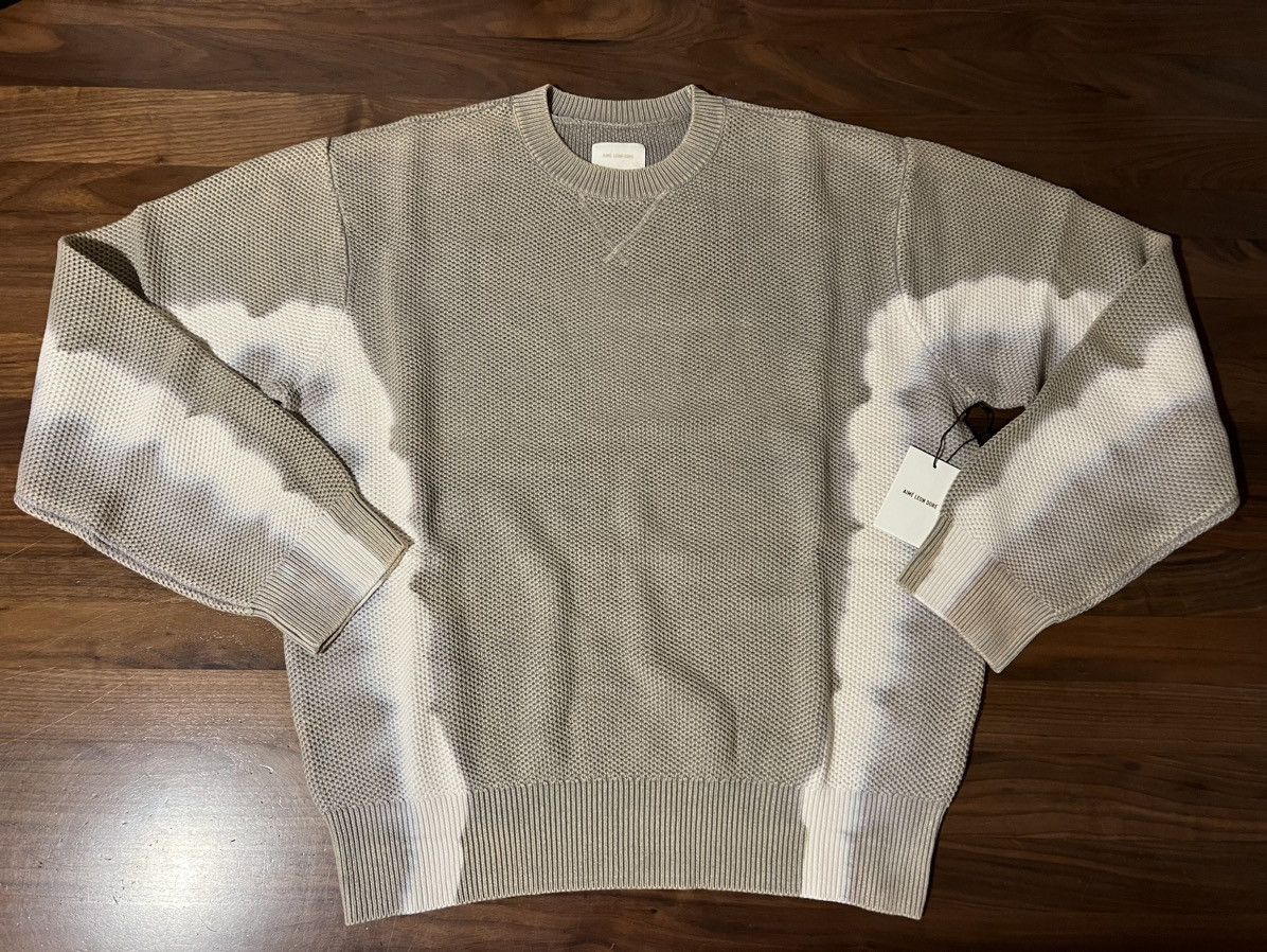 Aime Leon Dore Aime Leon Dore ALD Beige Tie Dyed Crewneck Sweater 