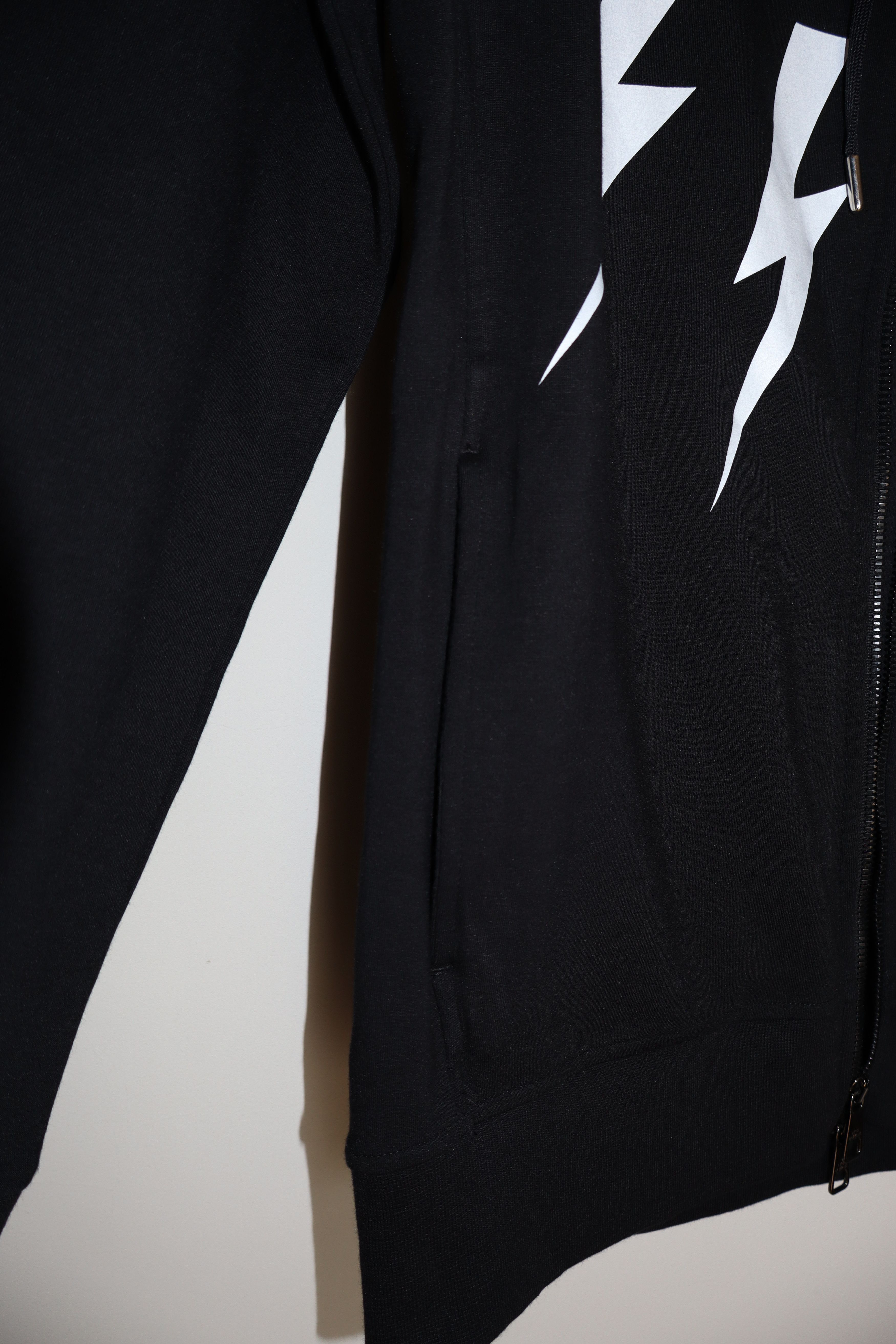 Neil Barrett Lightning bolt print hoodie Size US S / EU 44-46 / 1 - 5 Thumbnail