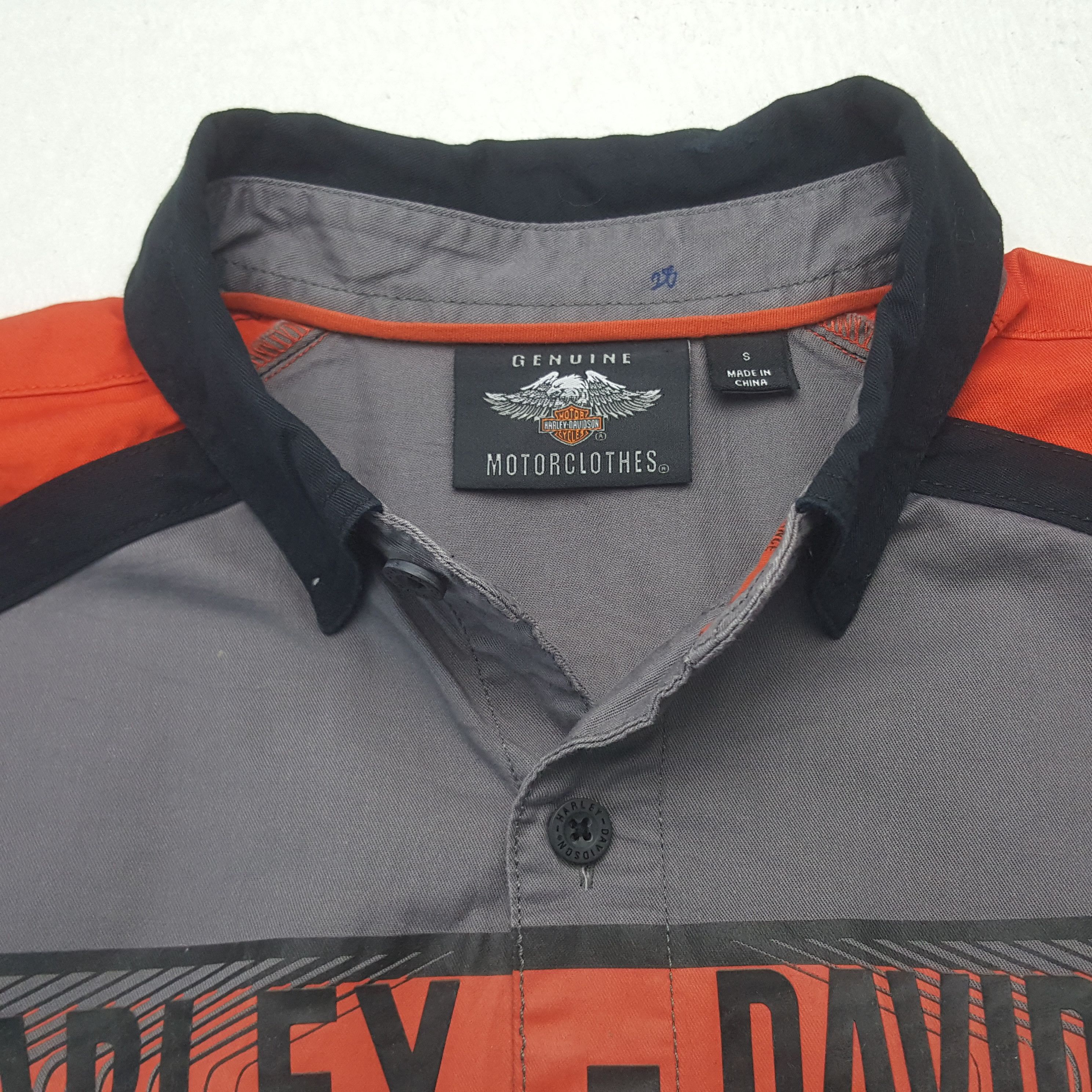 Harley Davidson Vintage Harley Davidson Cycle Racing Button Up Polos Shirt Size US S / EU 44-46 / 1 - 5 Thumbnail