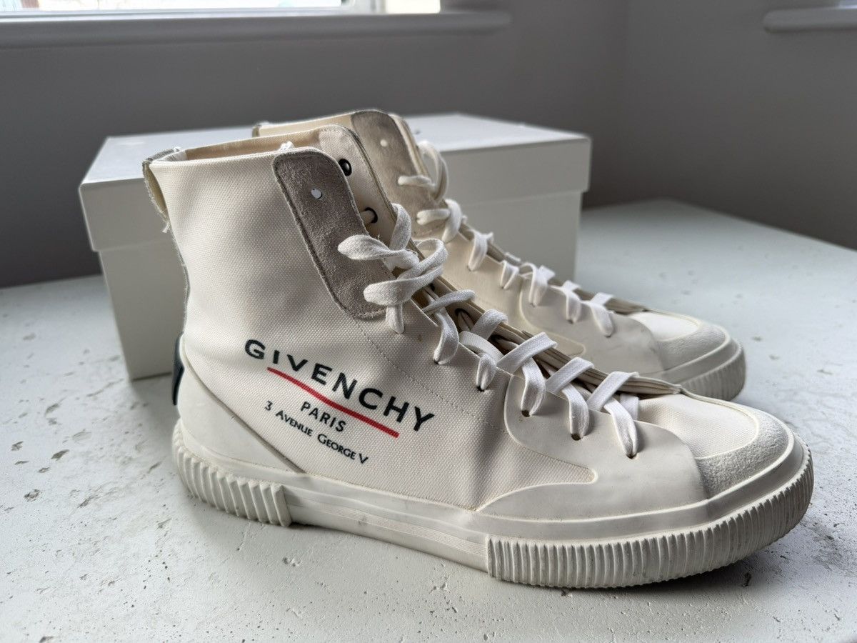 Givenchy High Top Givenchy Canvas Sneaker Size US 9 / EU 42 - 3 Thumbnail