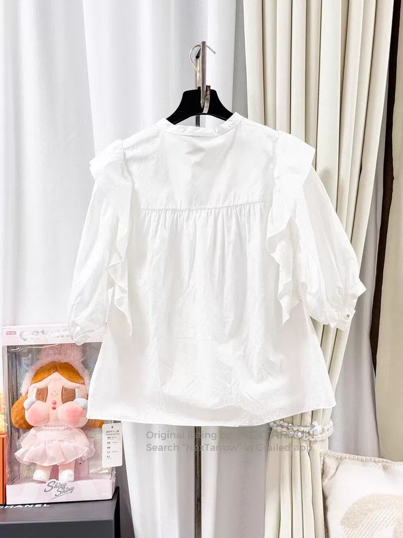Chanel Chanel Dark lace long-sleeved shirt Size XS / US 0-2 / IT 36-38 - 2 Thumbnail