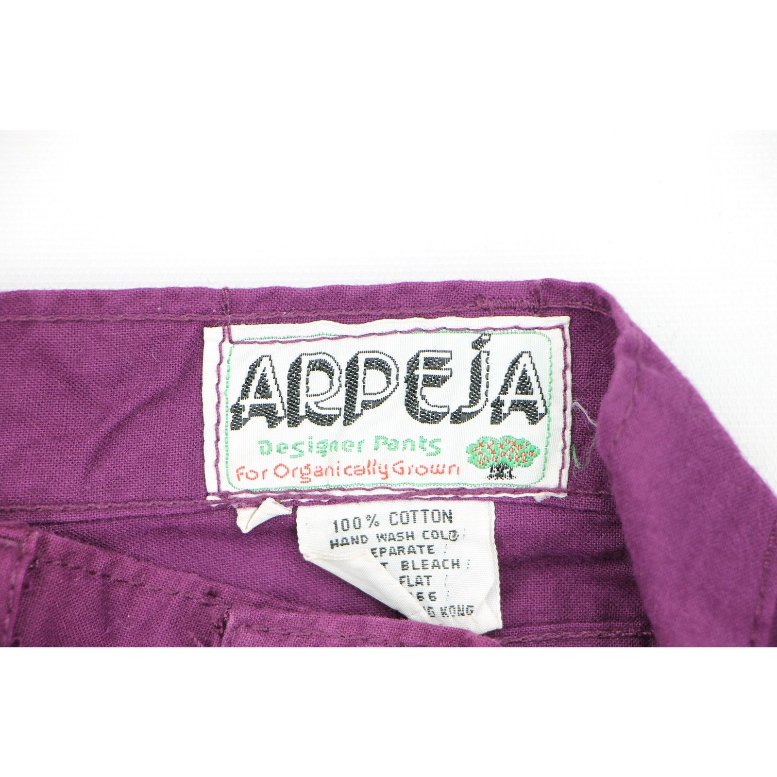 Vintage Vintage Purple High Waist Boho Jeans 24 Size 24" / US 00 / IT 34 - 3 Thumbnail