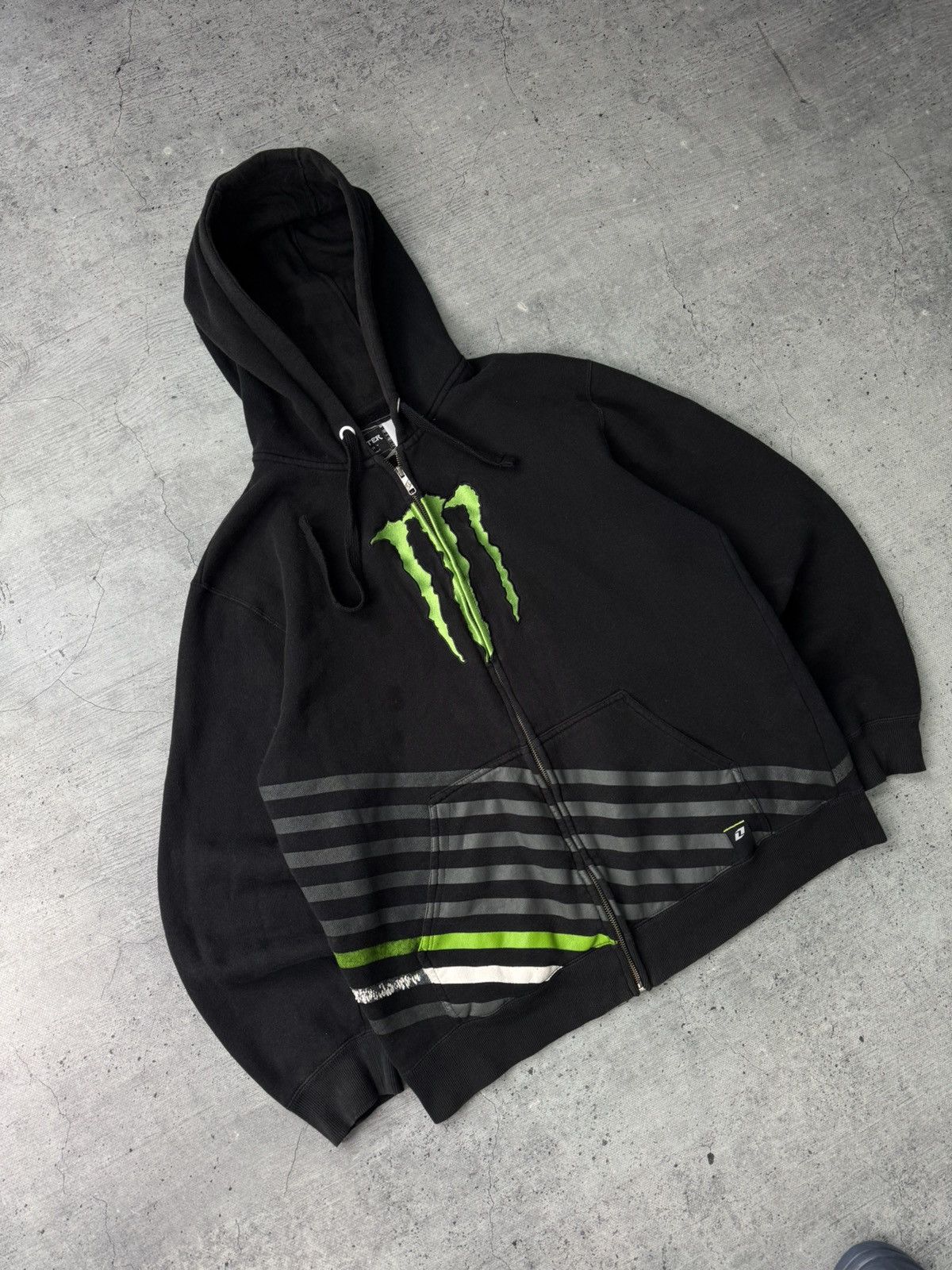 Fox Racing Vintage Monster Y2K Zip Hoodie size M Size US M / EU 48-50 / 2 - 2 Thumbnail