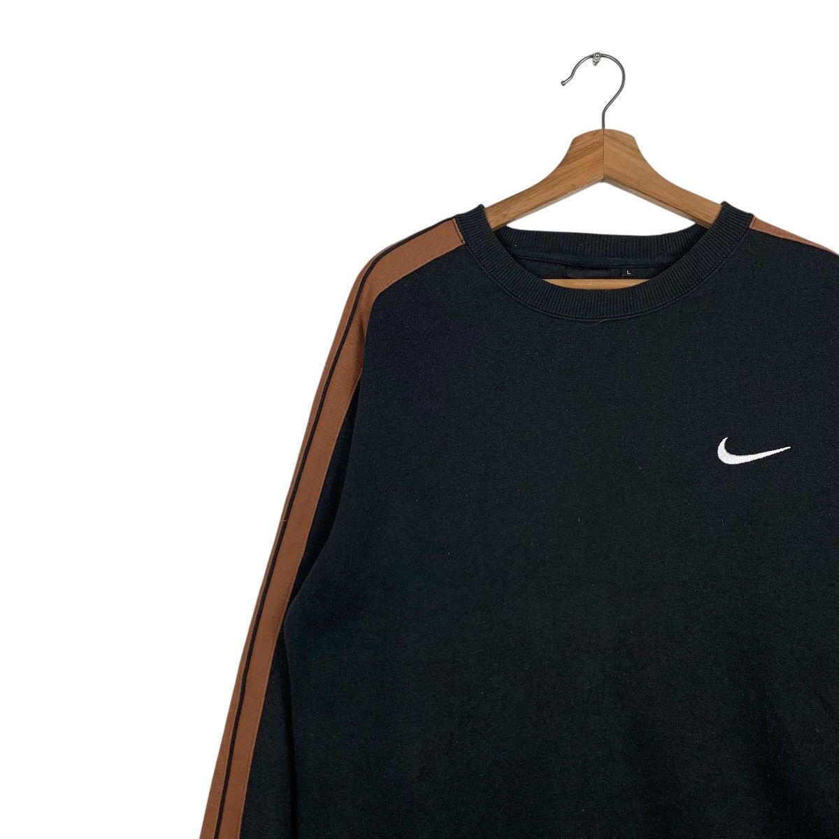 Nike NIKE Emboidery Small Logo Crewneck Sweatshirt #1921-C83 Size US L / EU 52-54 / 3 - 6 Thumbnail