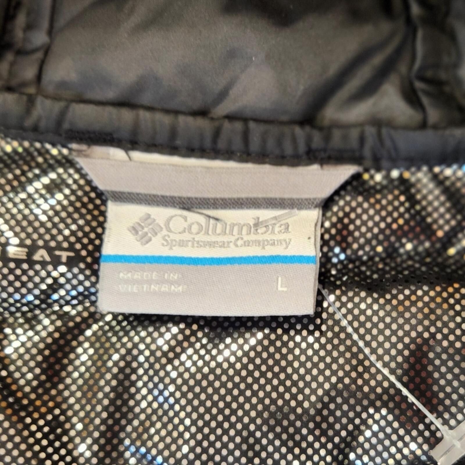 Columbia Columbia Women's Gray Black Camouflage Puffer Jacket Size L / US 10 / IT 46 - 5 Thumbnail