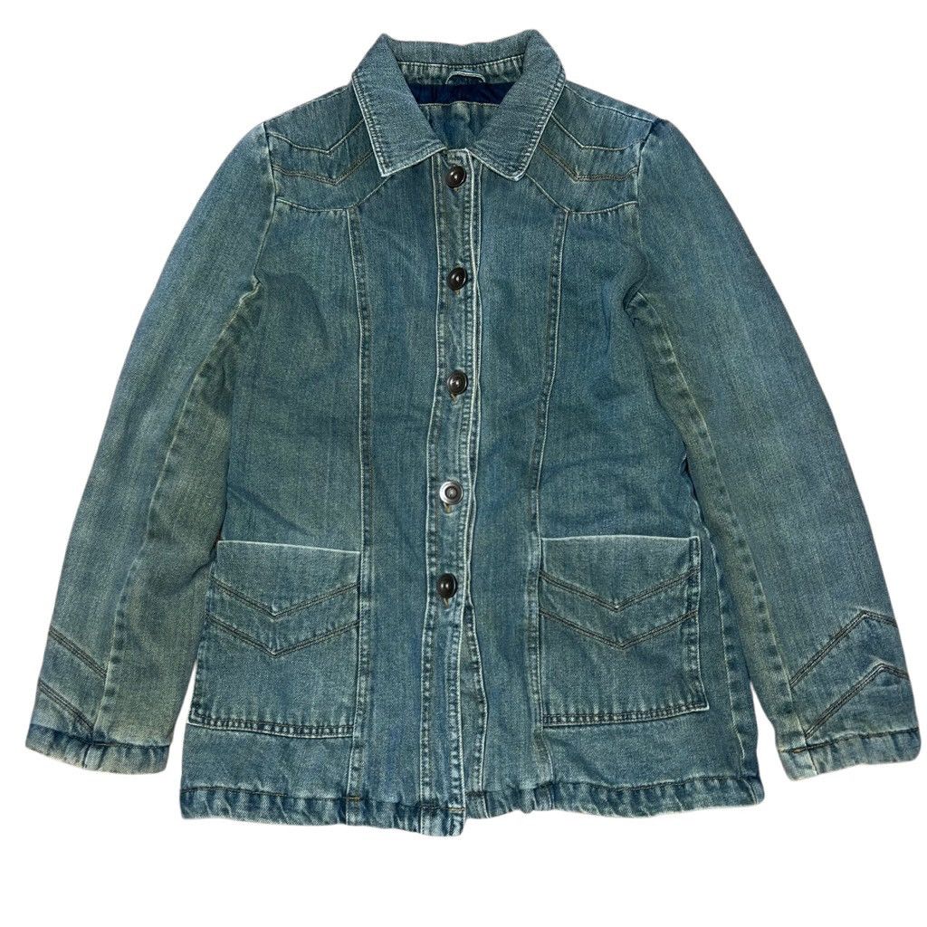 Vintage American Vintage Denim Insulated Chore Jacket Women’s Medium Size M / US 6-8 / IT 42-44 - 1 Thumbnail